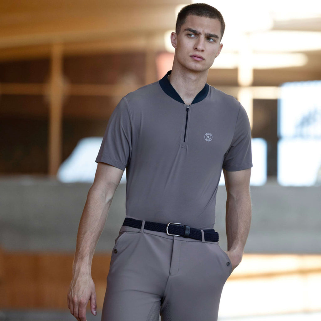 Kingsland Maglietta da allenamento KLLiam Uomini Brown Iron