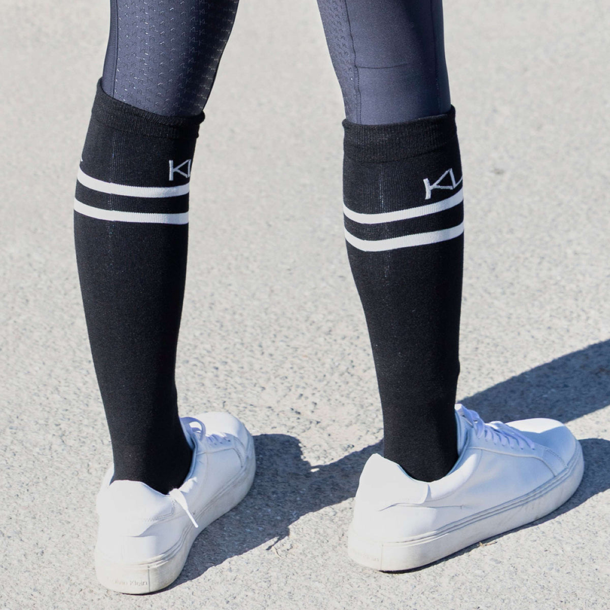 Kingsland Calze da Equitazione KLLizette Coolmax Nero