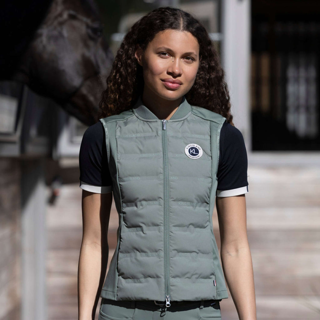 Kingsland Gilet KLLucy Hybrid Green Agave
