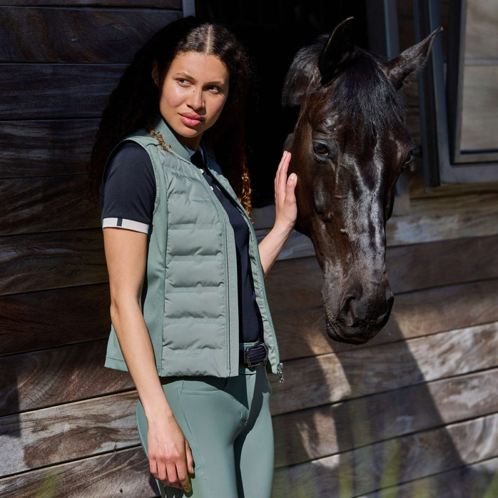 Kingsland Gilet KLLucy Hybrid Green Agave