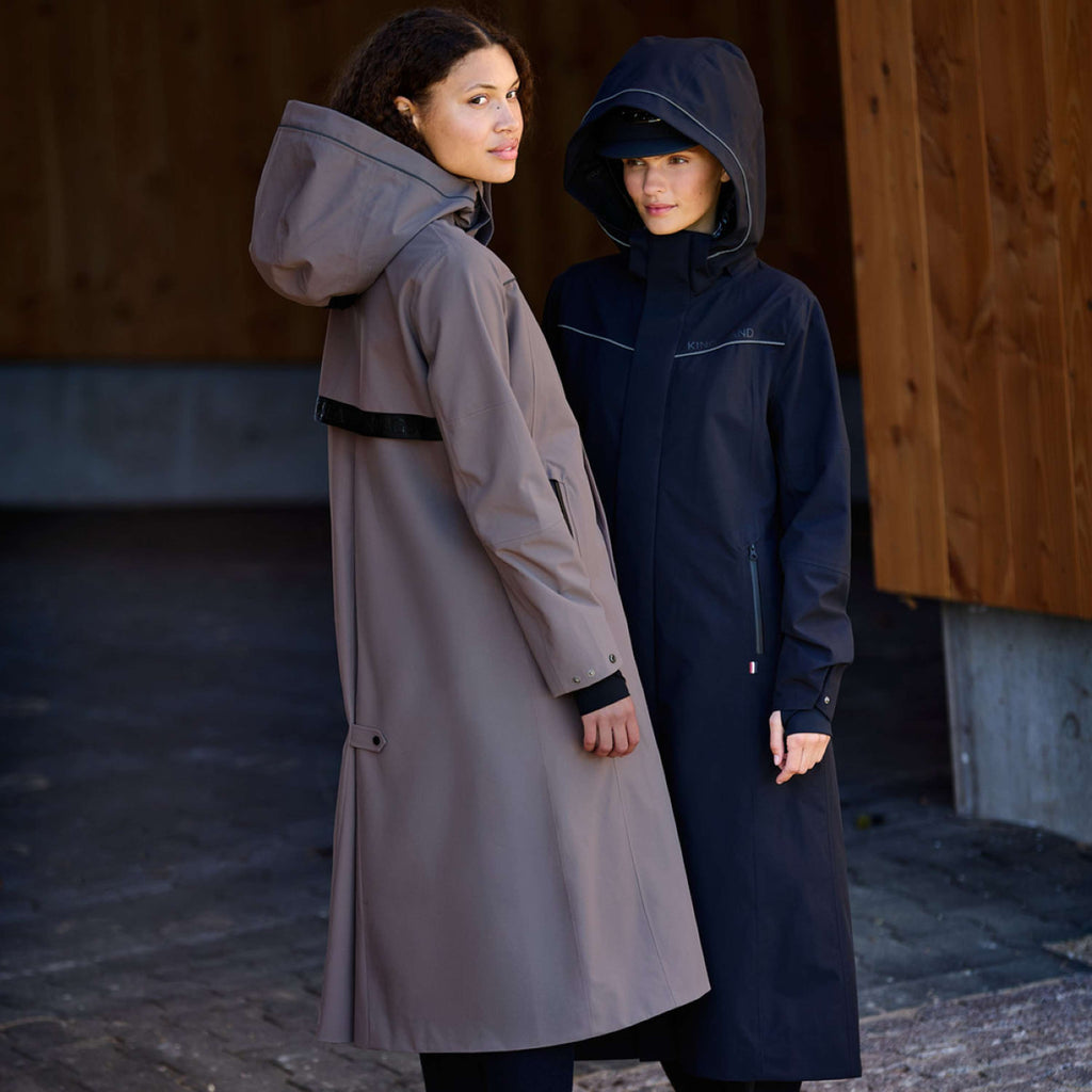 Kingsland Cappotto Lungo KLLucia Impermeabile Nero