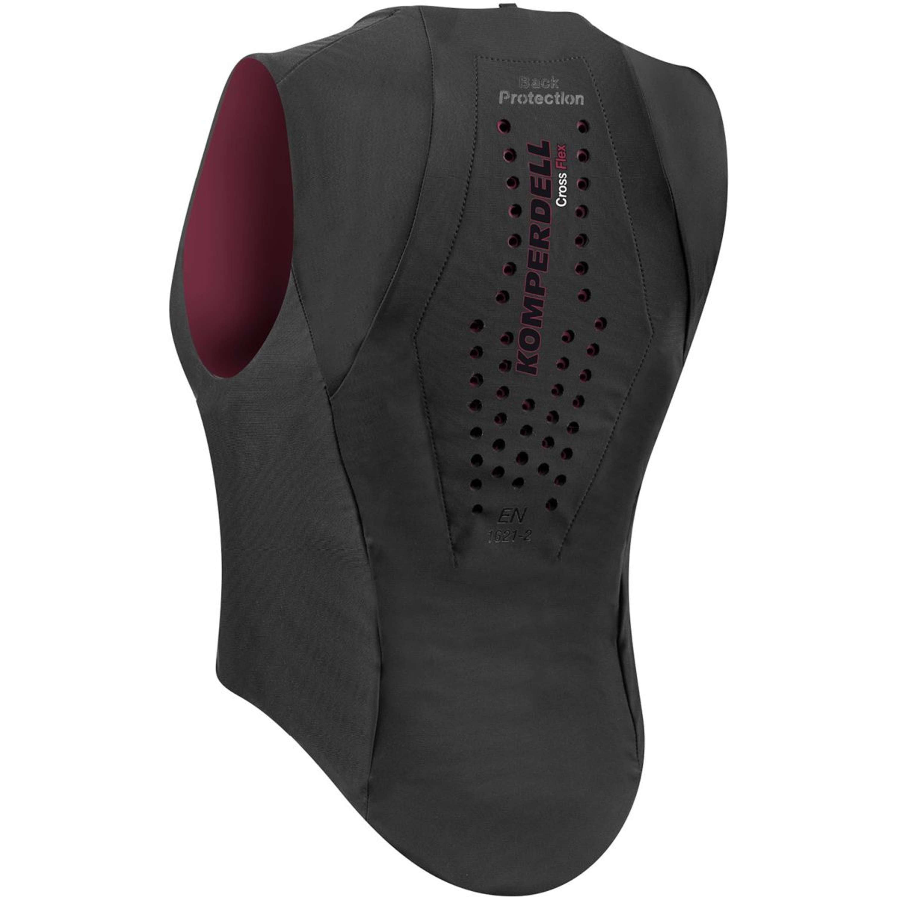 Komperdell Paraschiena Flexfit Slim Nero/Borgogna