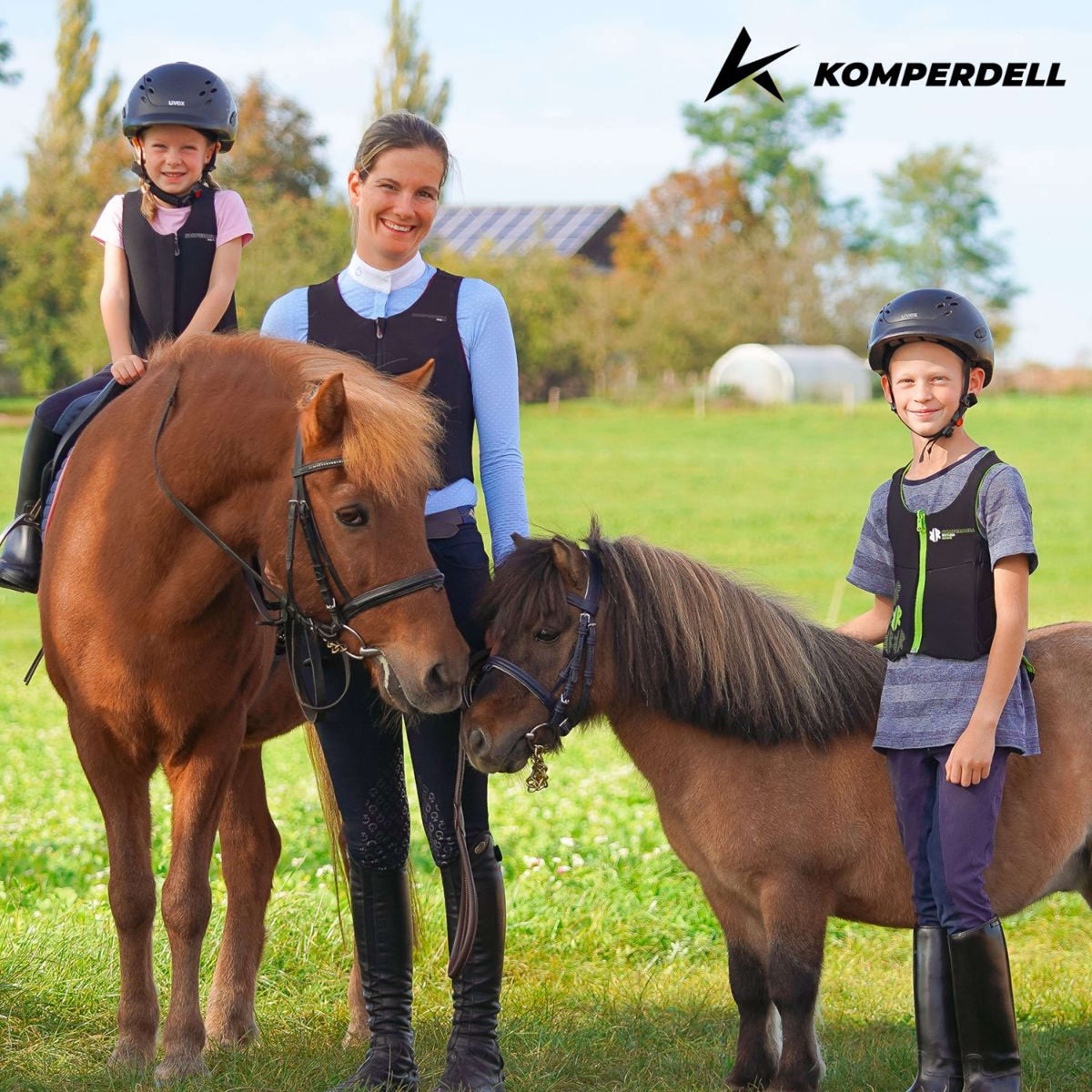 Komperdell Corpetto di protezione Ultra Fit Junior Nero