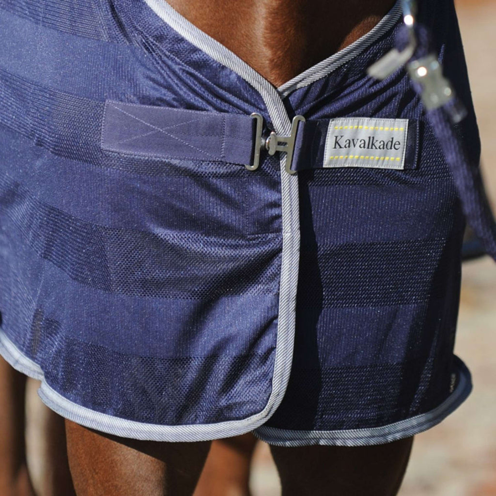 Kavalkade Coperta Antimosche Stripe Navy