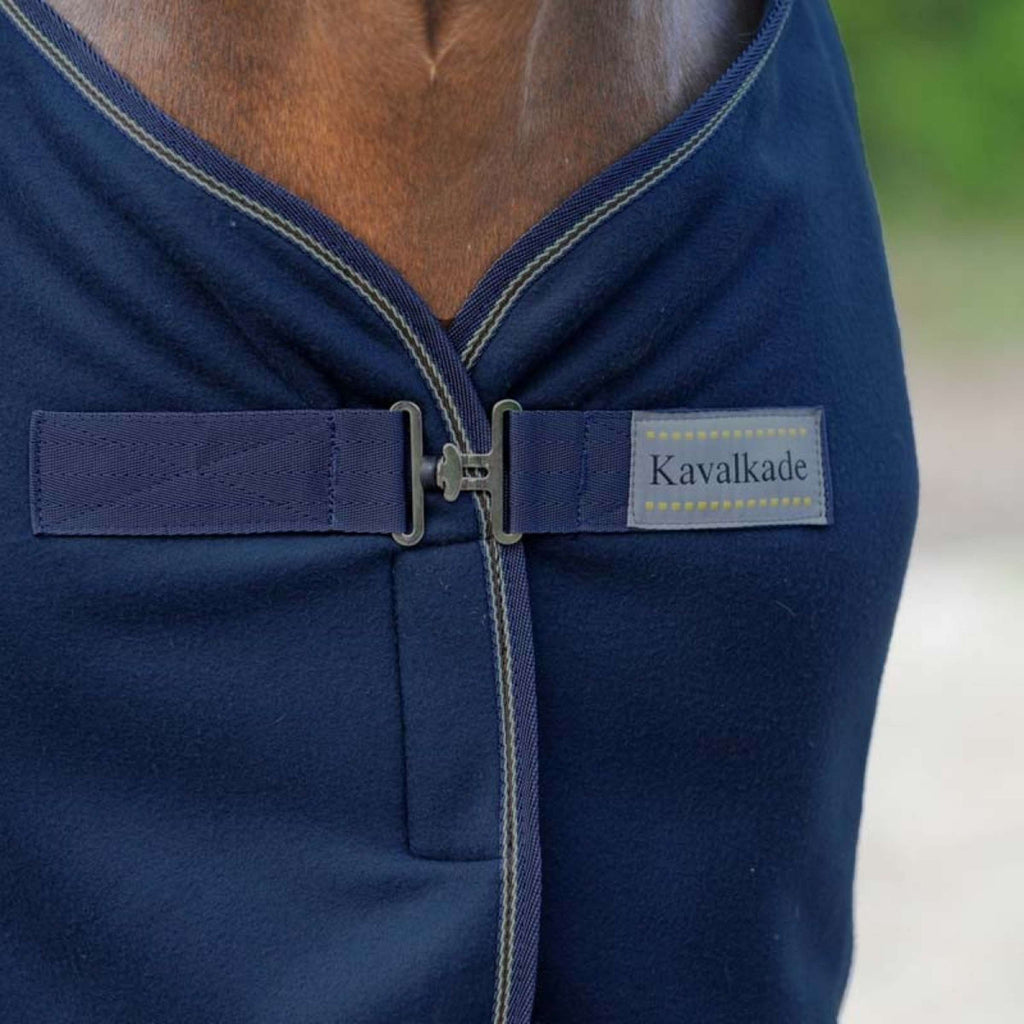 Kavalkade Coperta in Pile Rinfrescante Kaltblut-Ecoline Navy