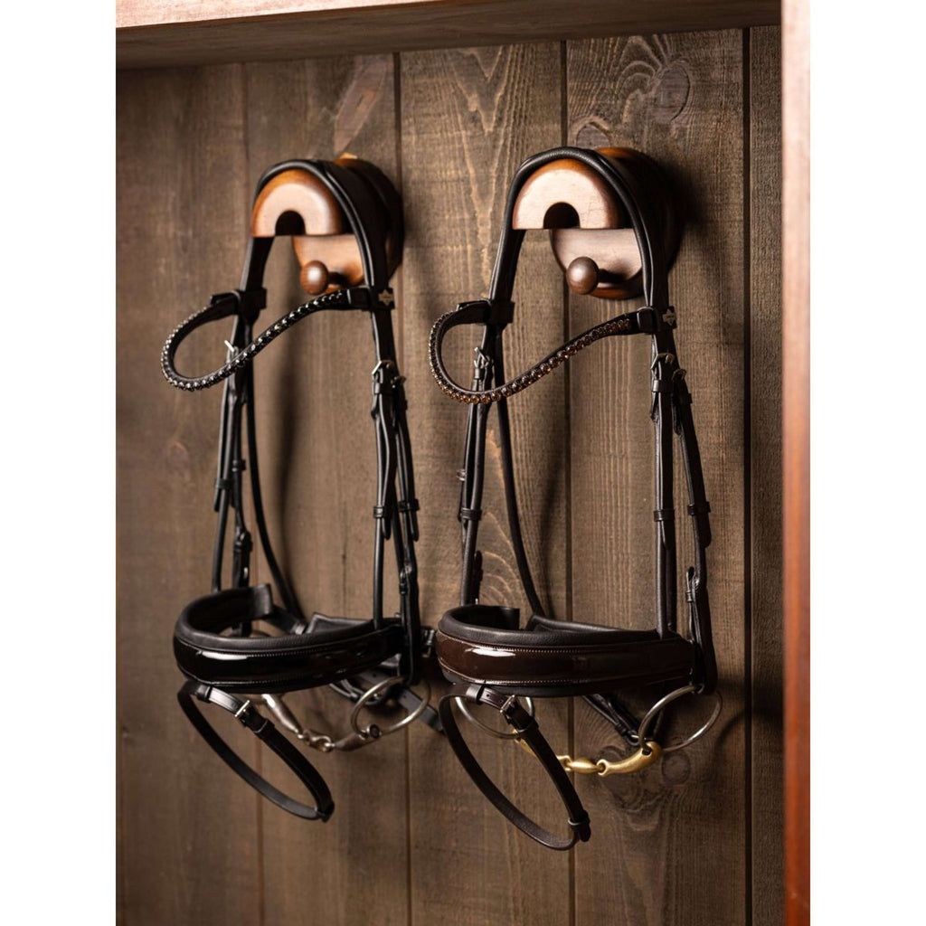 LeMieux Briglia Kudos Patent Dressage Marrone