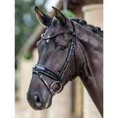 LeMieux Briglia Kudos Patent Dressage Nero