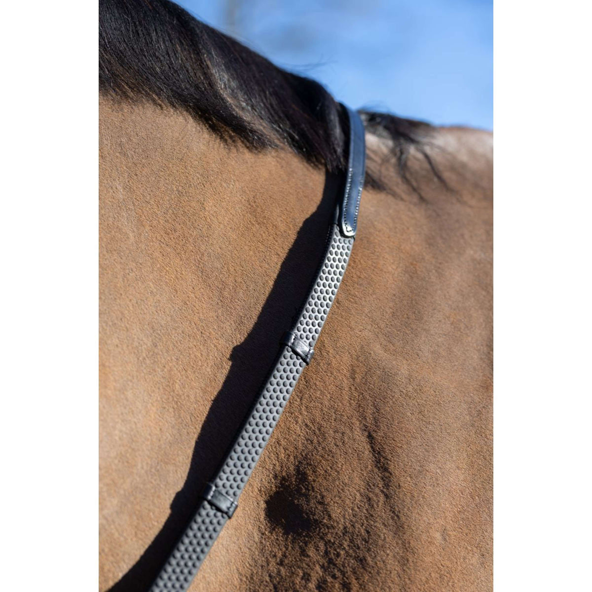 LeMieux Redini Arika Soft Rubber with Stopper Nero Argento