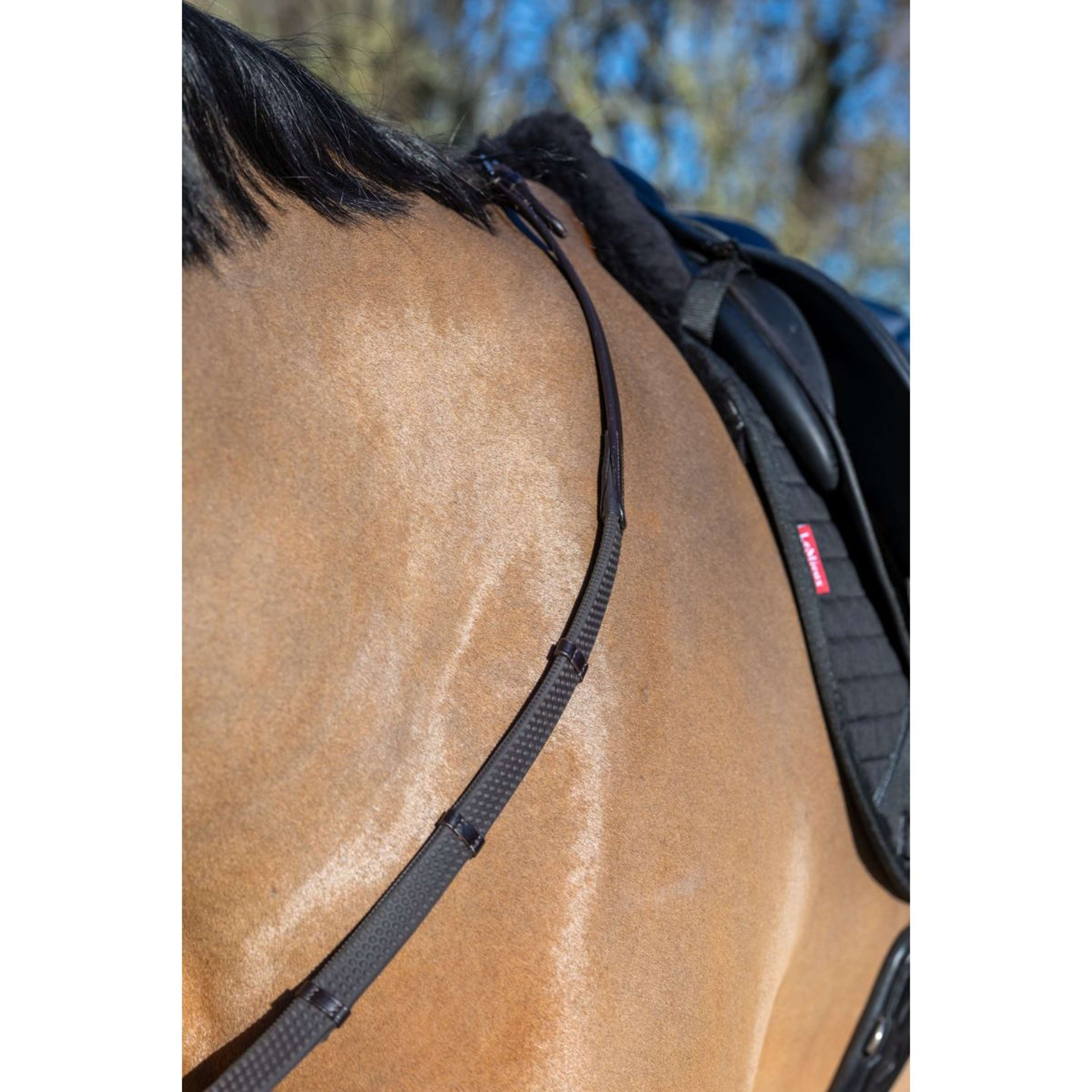 LeMieux Redini Arika Soft Rubber with Stopper Marrone/Argento