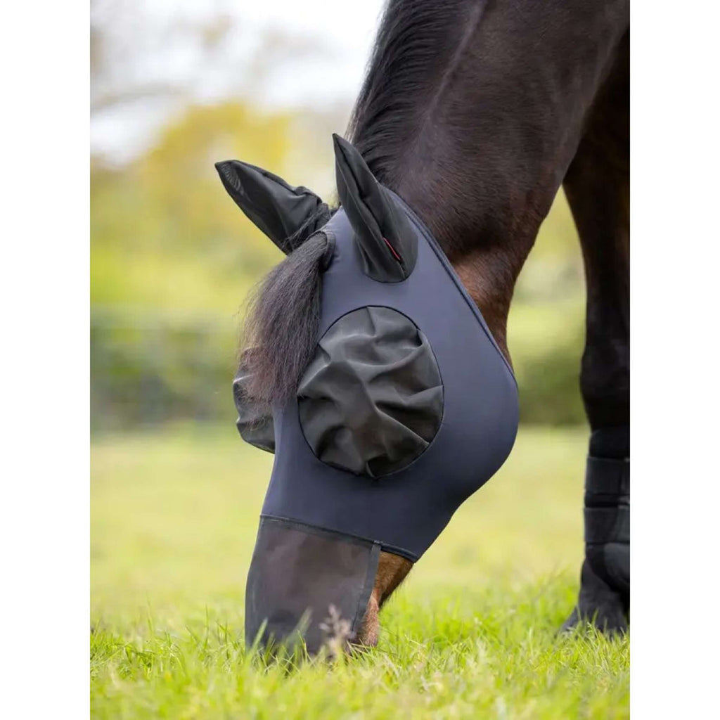 LeMieux Maschera per Mosche Bug Relief Con Rete per Naso Navy