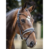 LeMieux Briglia Kudos Patent Dressage Marrone/Bianco