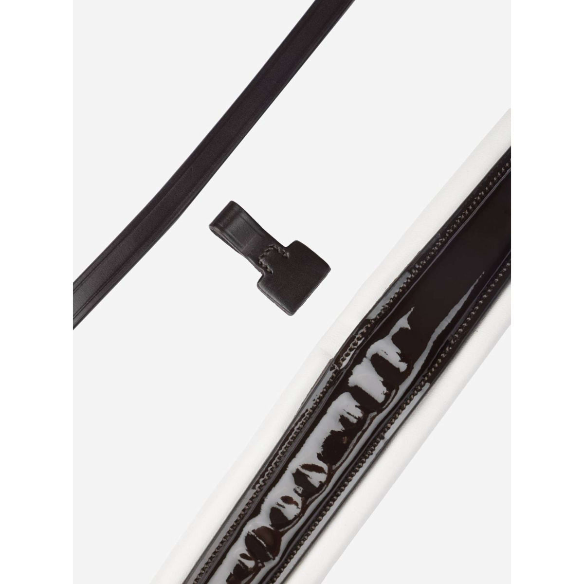 LeMieux Briglia Kudos Patent Dressage Marrone/Bianco