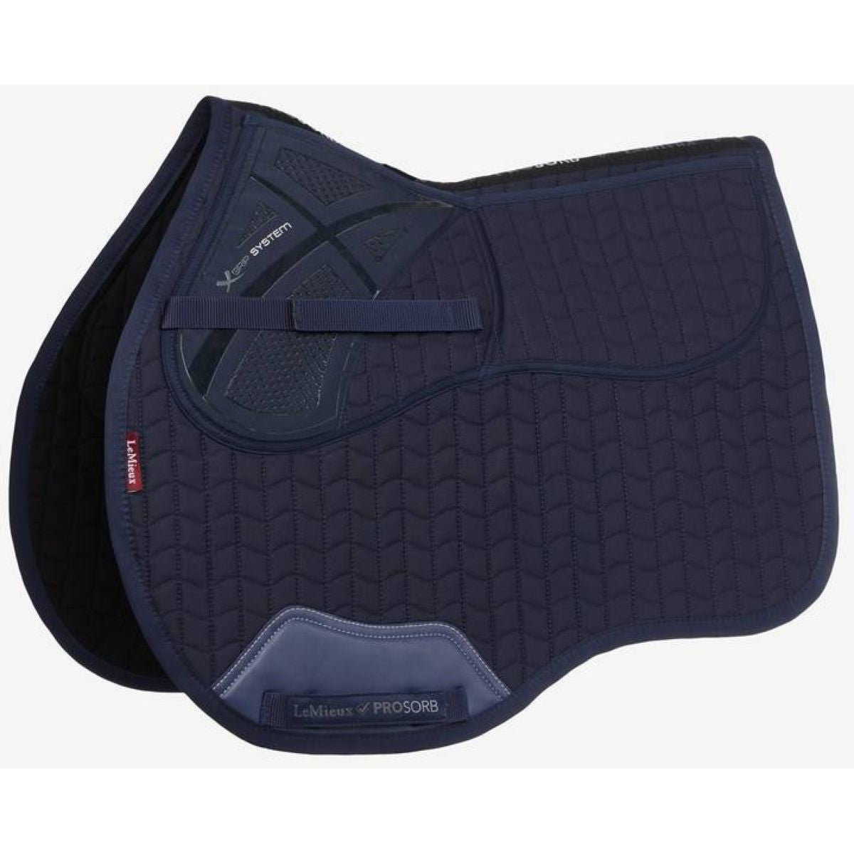 LeMieux Sottosella Prosorb Plain 2 Pocket Dressage Navy