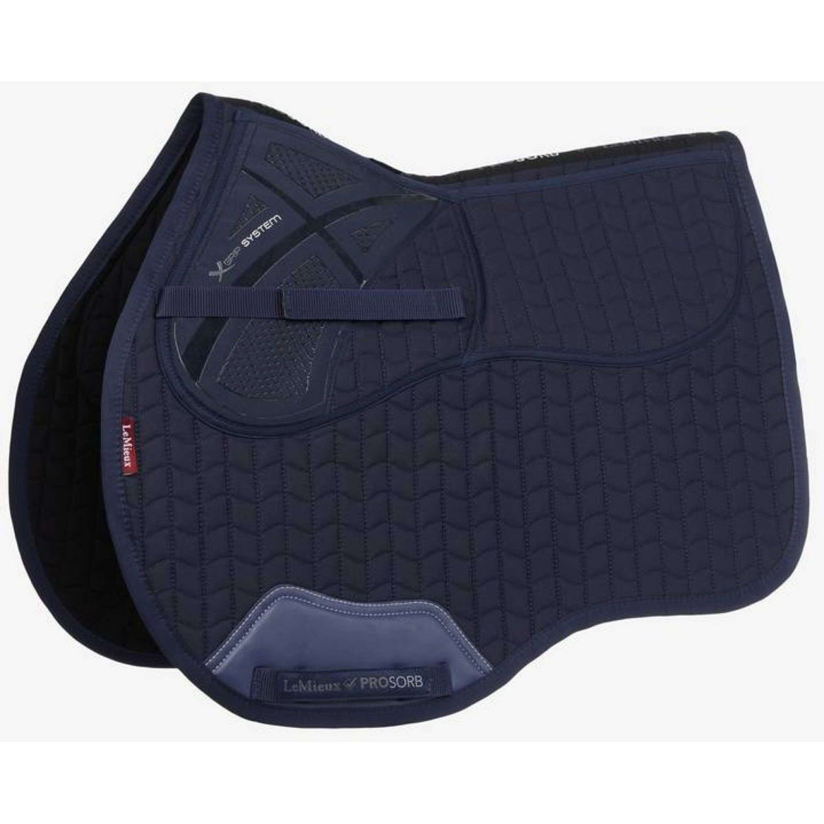 LeMieux Sottosella Prosorb Plain 2 Pocket Dressage Navy