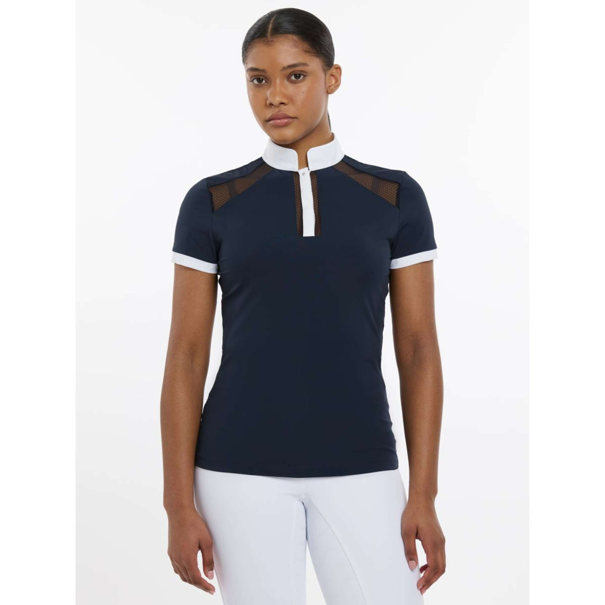 LeMieux Maglietta da Competizione Emily Navy