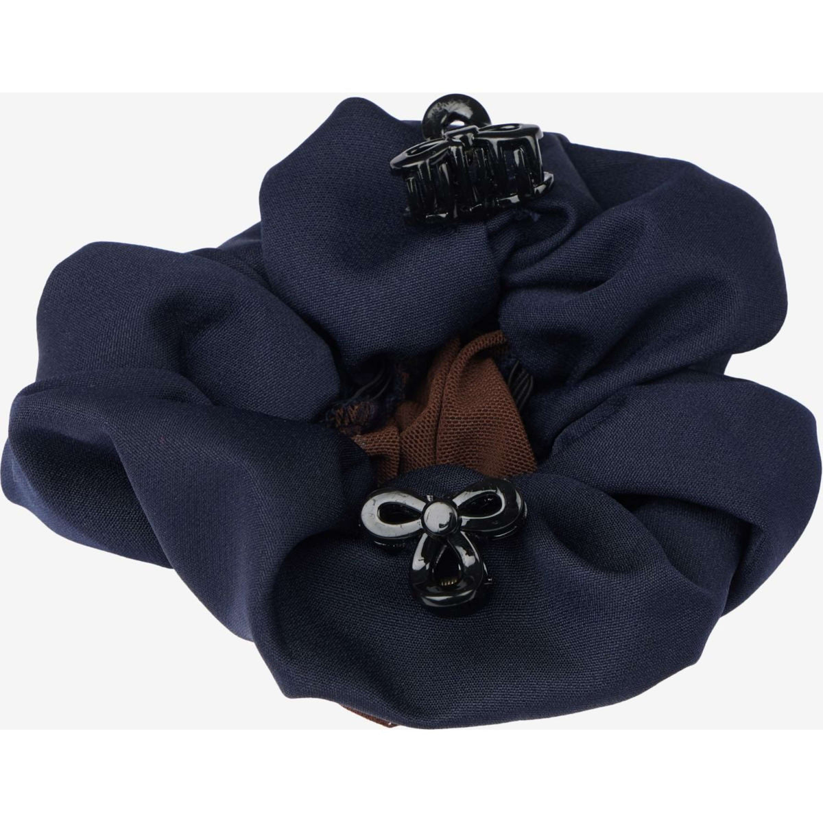 LeMieux Rete per Capelli Scrunchie Blu marino/Marrone