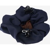 LeMieux Rete per Capelli Scrunchie Blu marino/Marrone