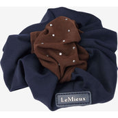 LeMieux Rete per Capelli Scrunchie Blu marino/Marrone
