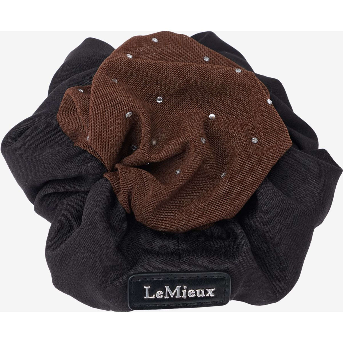 LeMieux Rete per Capelli Scrunchie Nero/Marrone