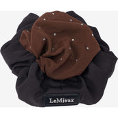 LeMieux Rete per Capelli Scrunchie Nero/Marrone