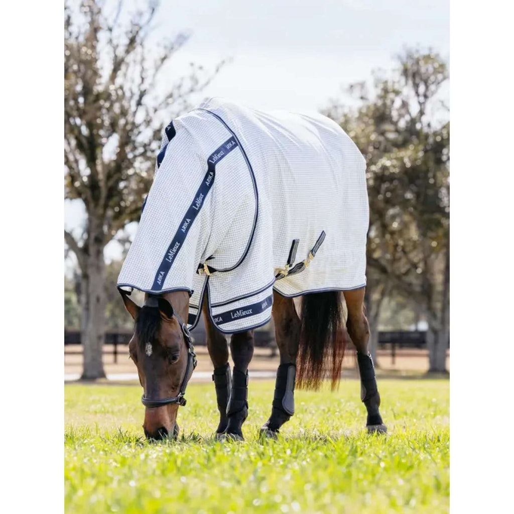 LeMieux Coperta Estiva Arika Field Bianco