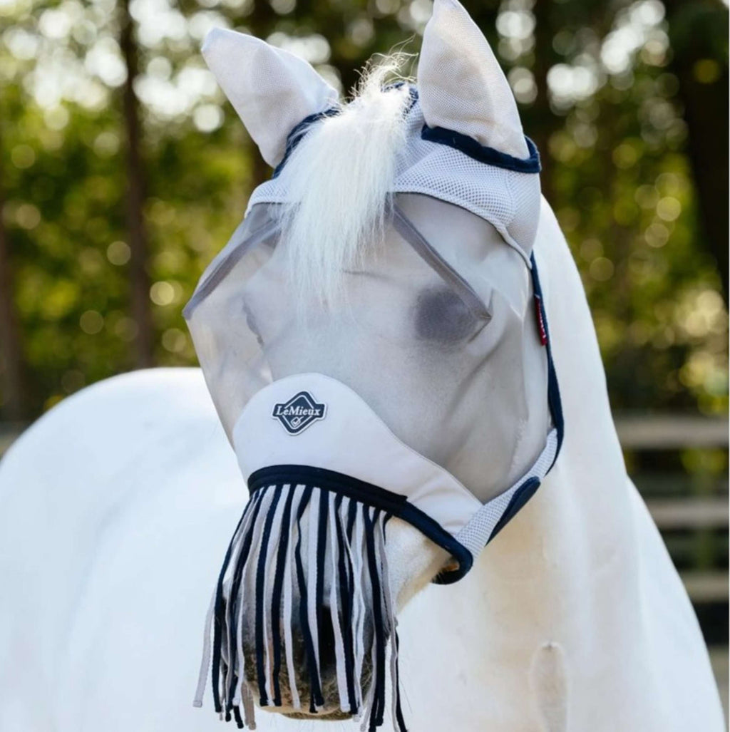 LeMieux Maschera per Mosche Fringe Navy