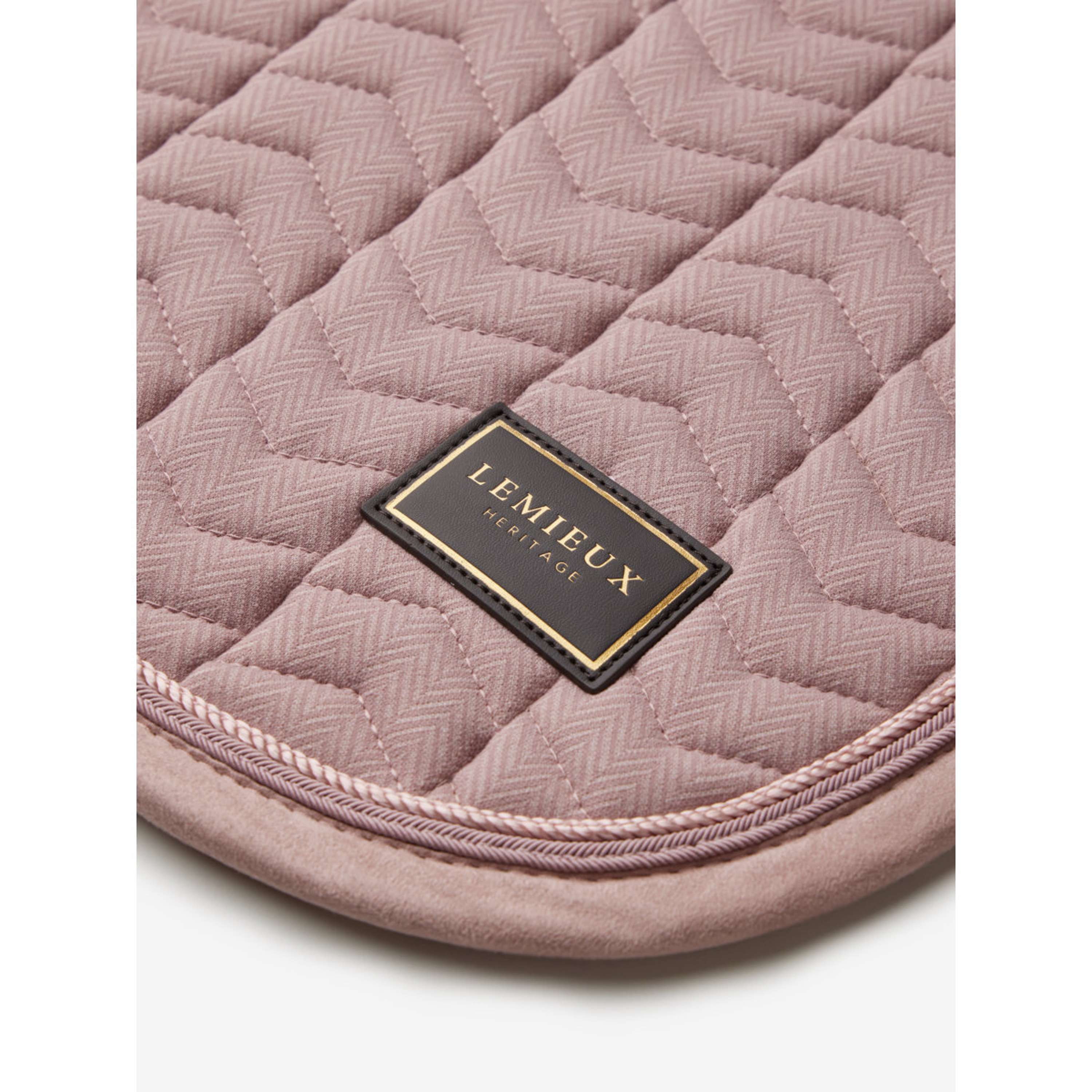LeMieux Sottosella Heritage Herringbone Square Dressage Wild Rose