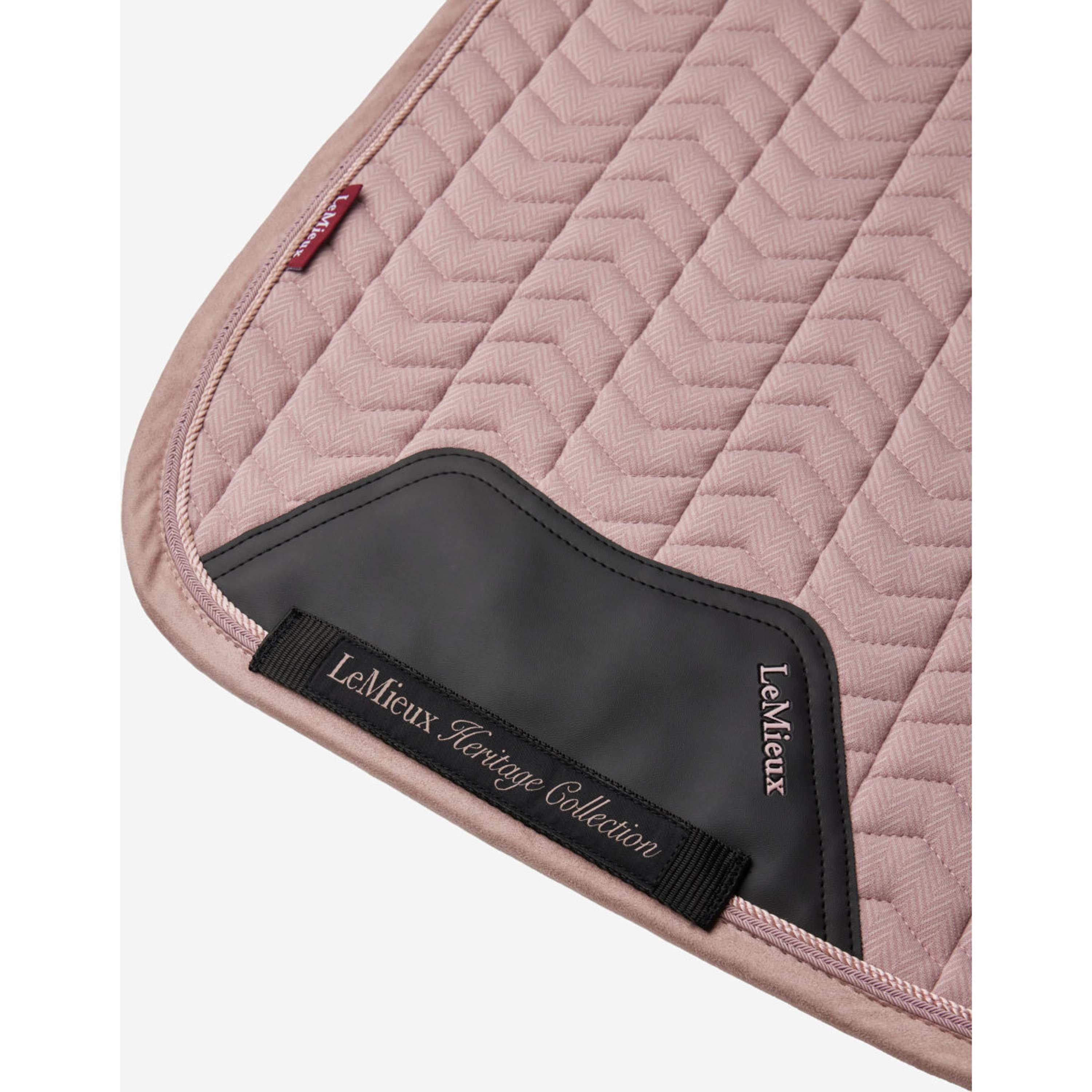 LeMieux Sottosella Heritage Herringbone Square Dressage Wild Rose