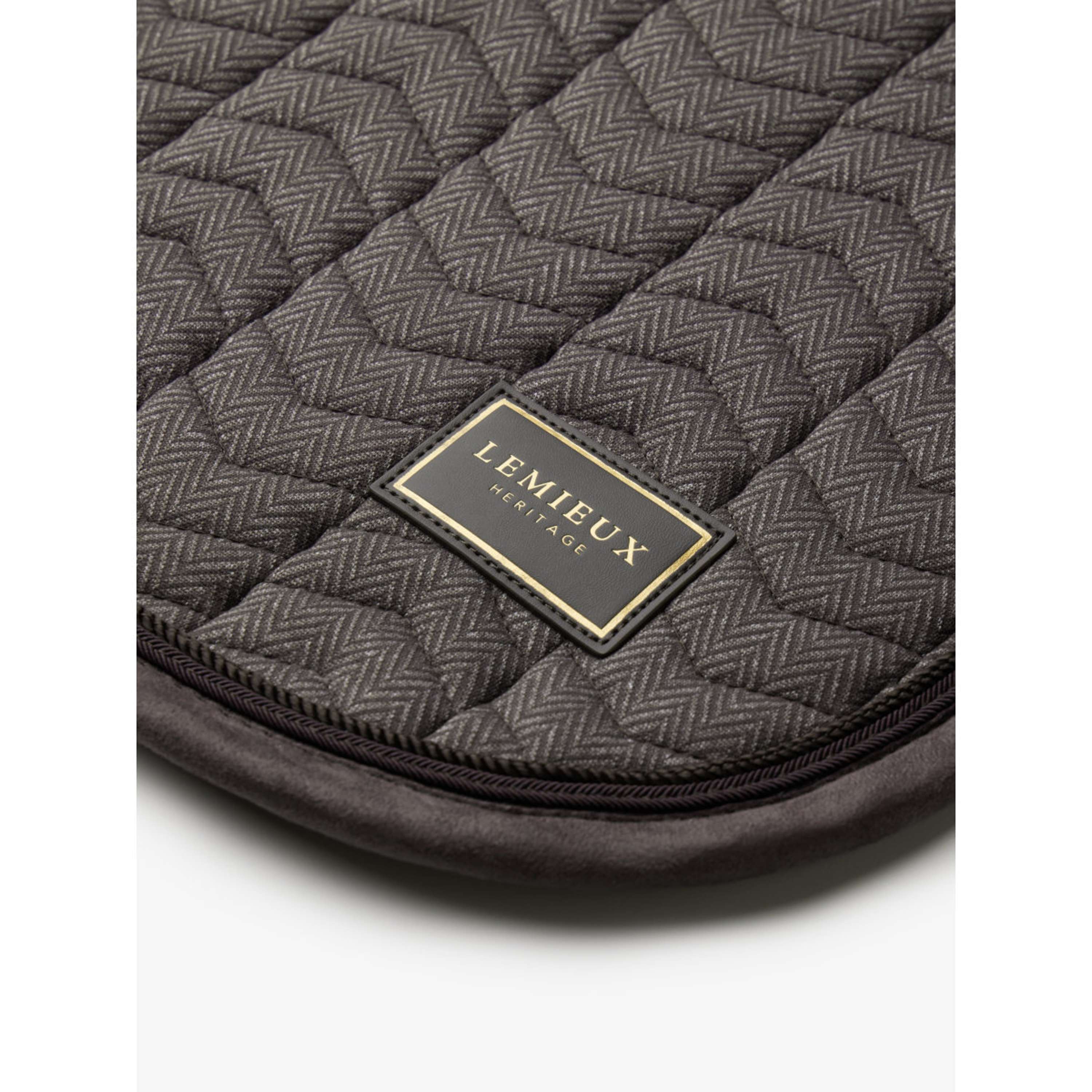 LeMieux Sottosella Heritage Herringbone Square Dressage Cocoa