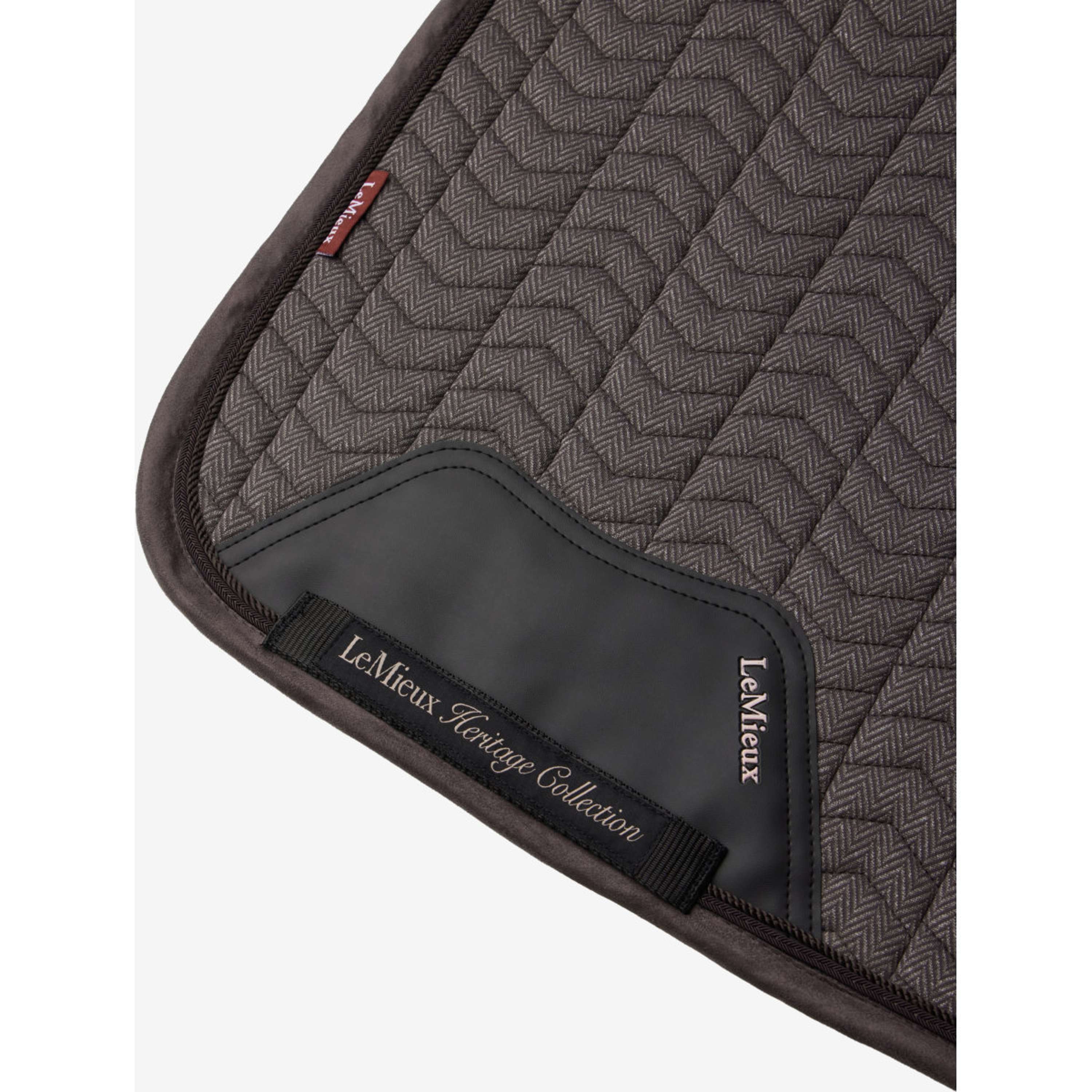 LeMieux Sottosella Heritage Herringbone Square Dressage Cocoa