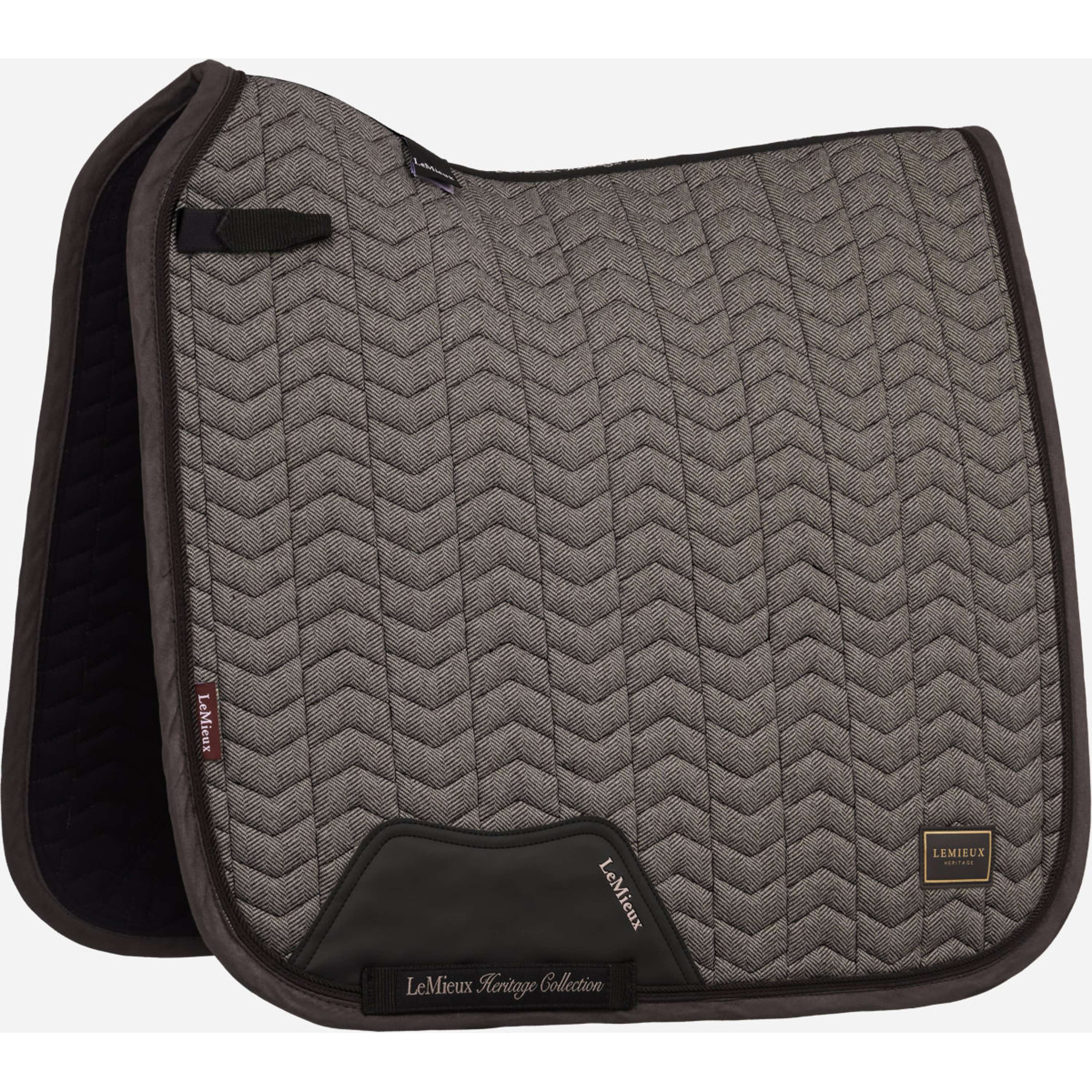 LeMieux Sottosella Heritage Herringbone Square Dressage Cocoa