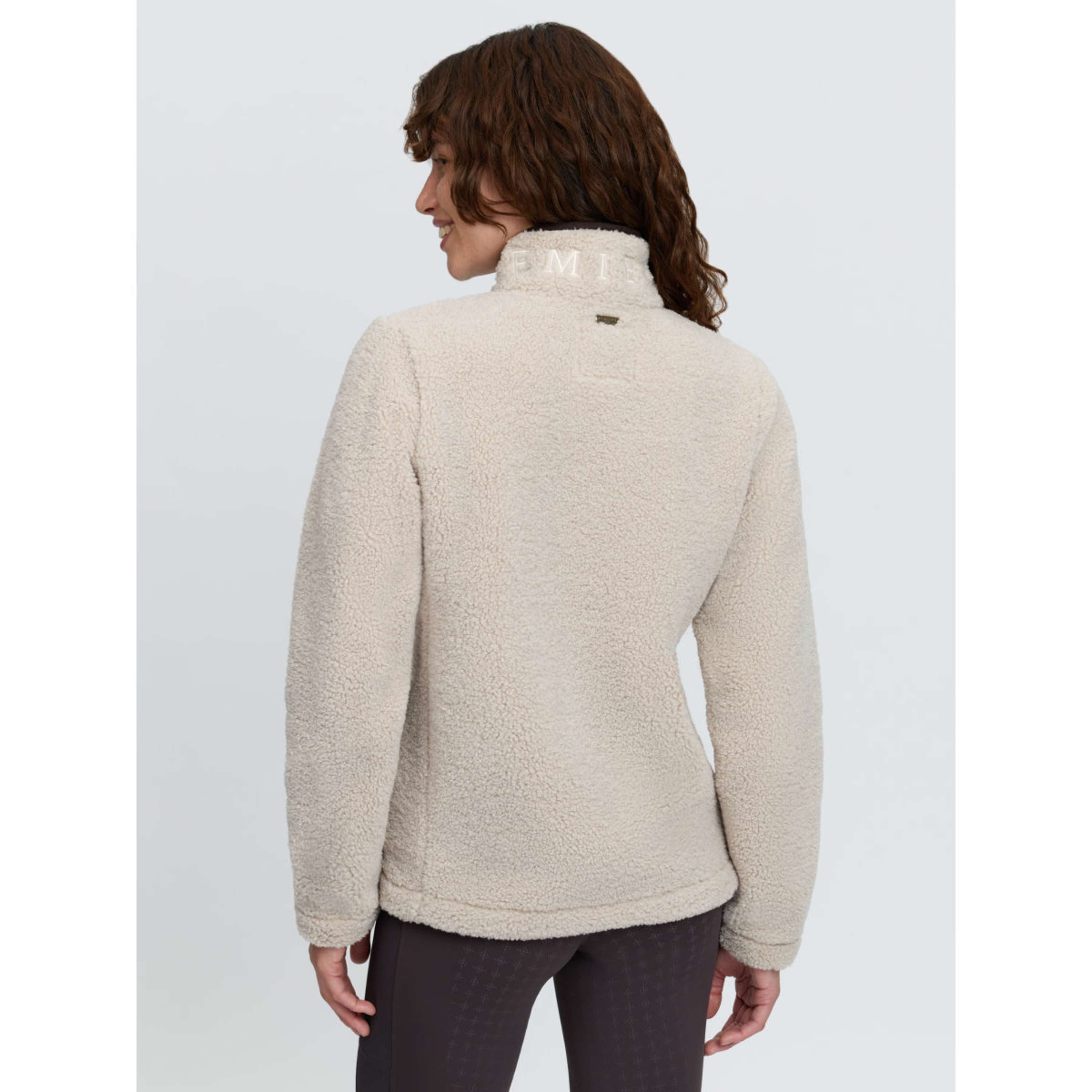LeMieux Felpa con cappuccio e zip Heritage Borg Zip Through Calcolo