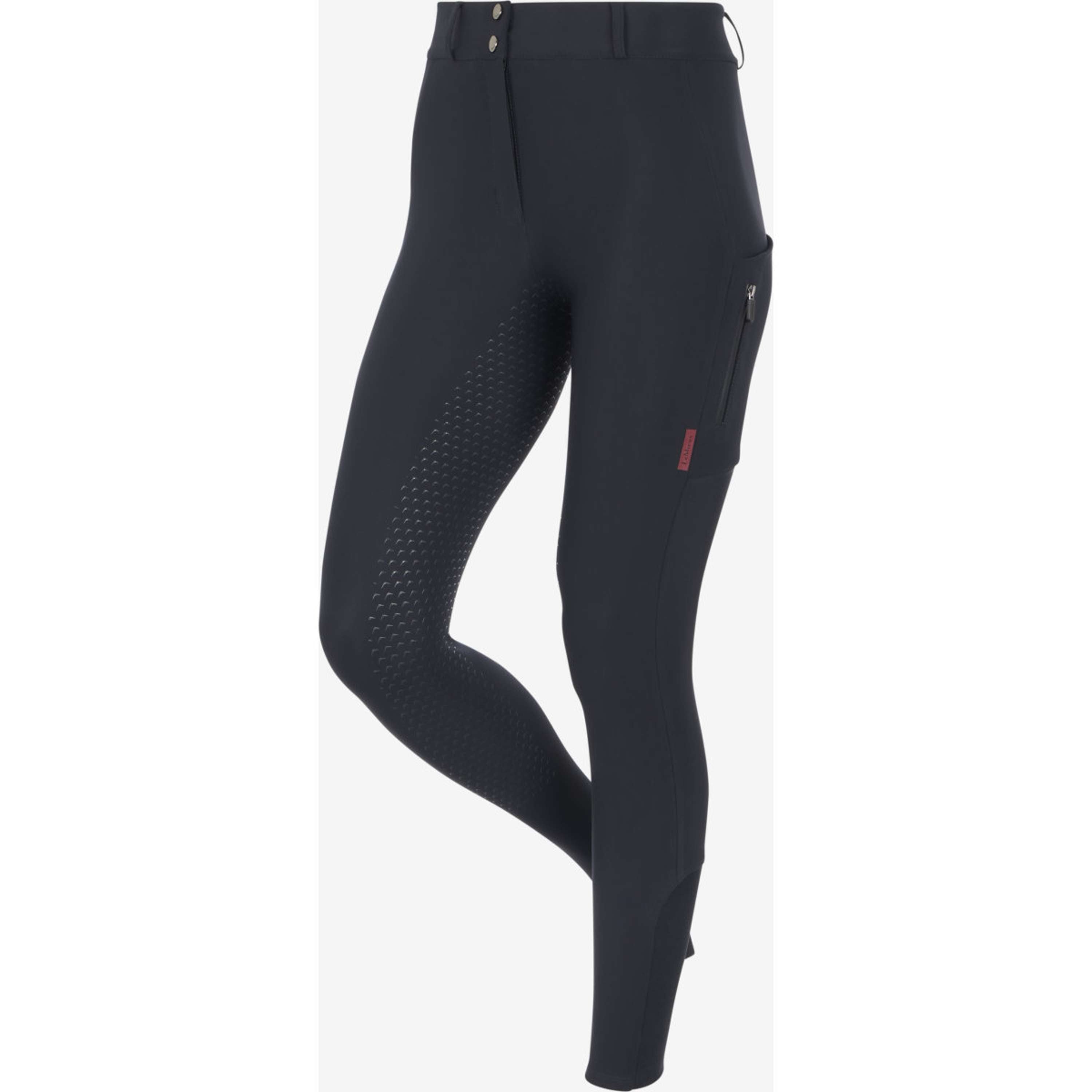 LeMieux Pantaloni da Equitazione Stormwear Presa del ginocchio Nero