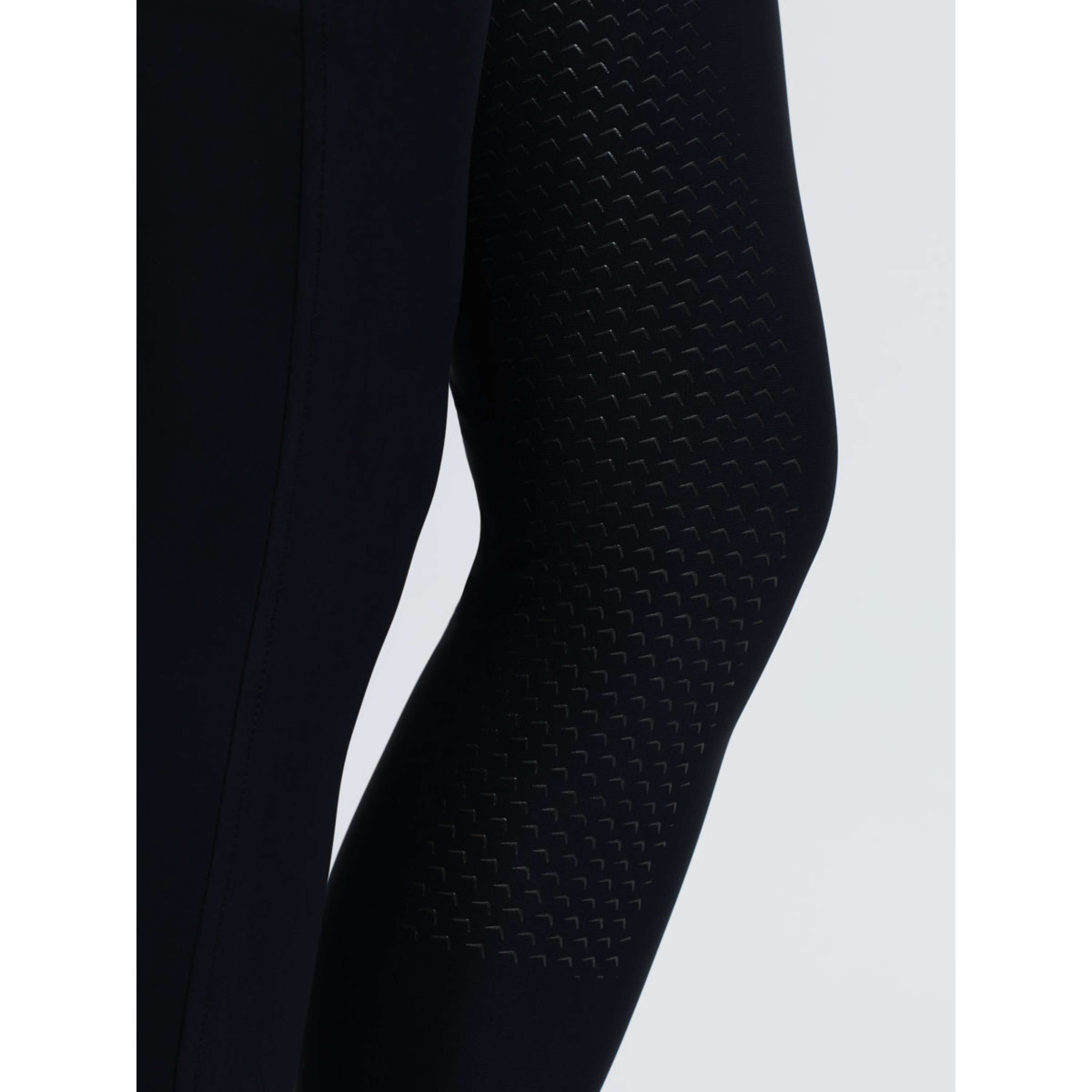 LeMieux Pantaloni da Equitazione Stormwear Presa del ginocchio Nero