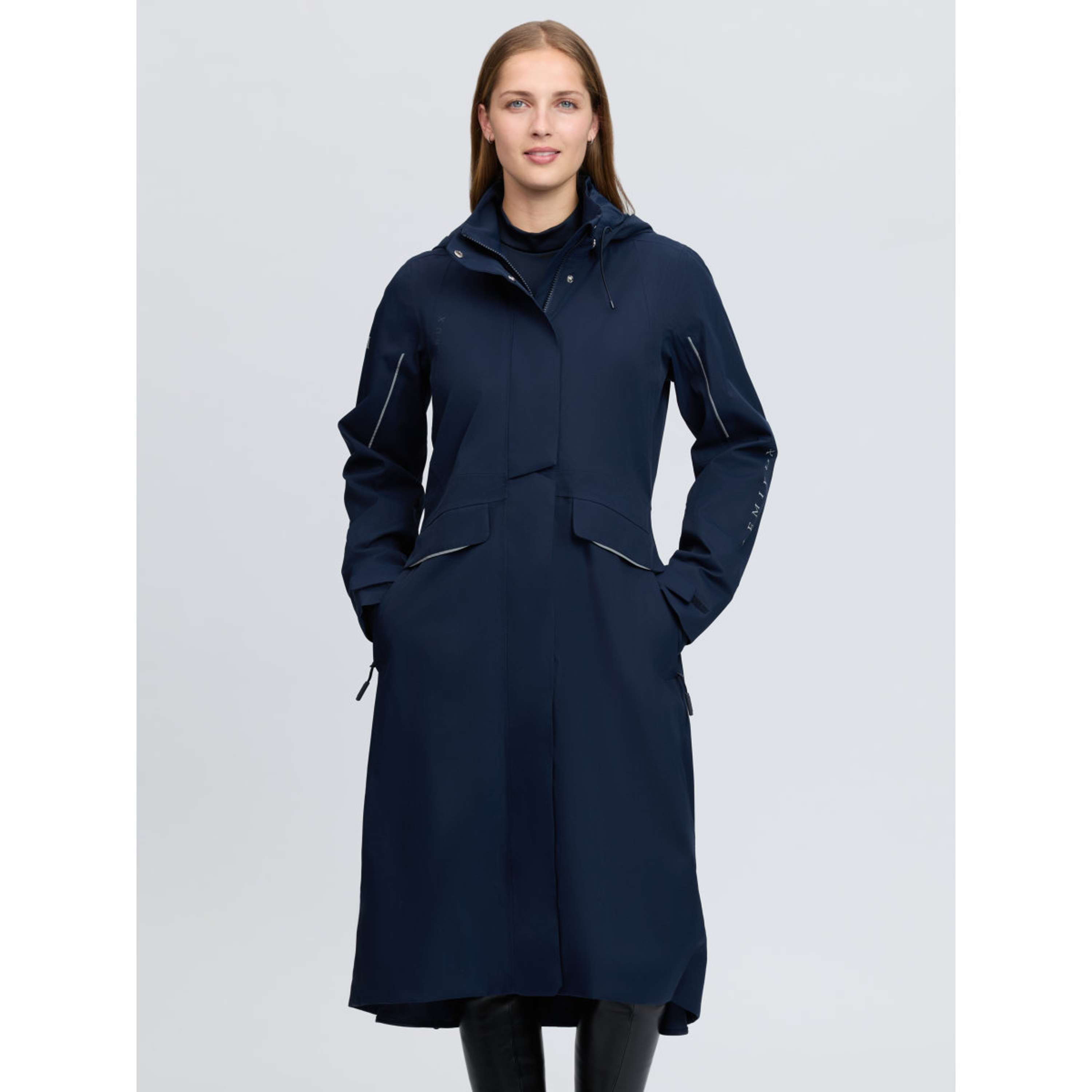 LeMieux Cappotto Lungo Stormwear Performance Riding Navy