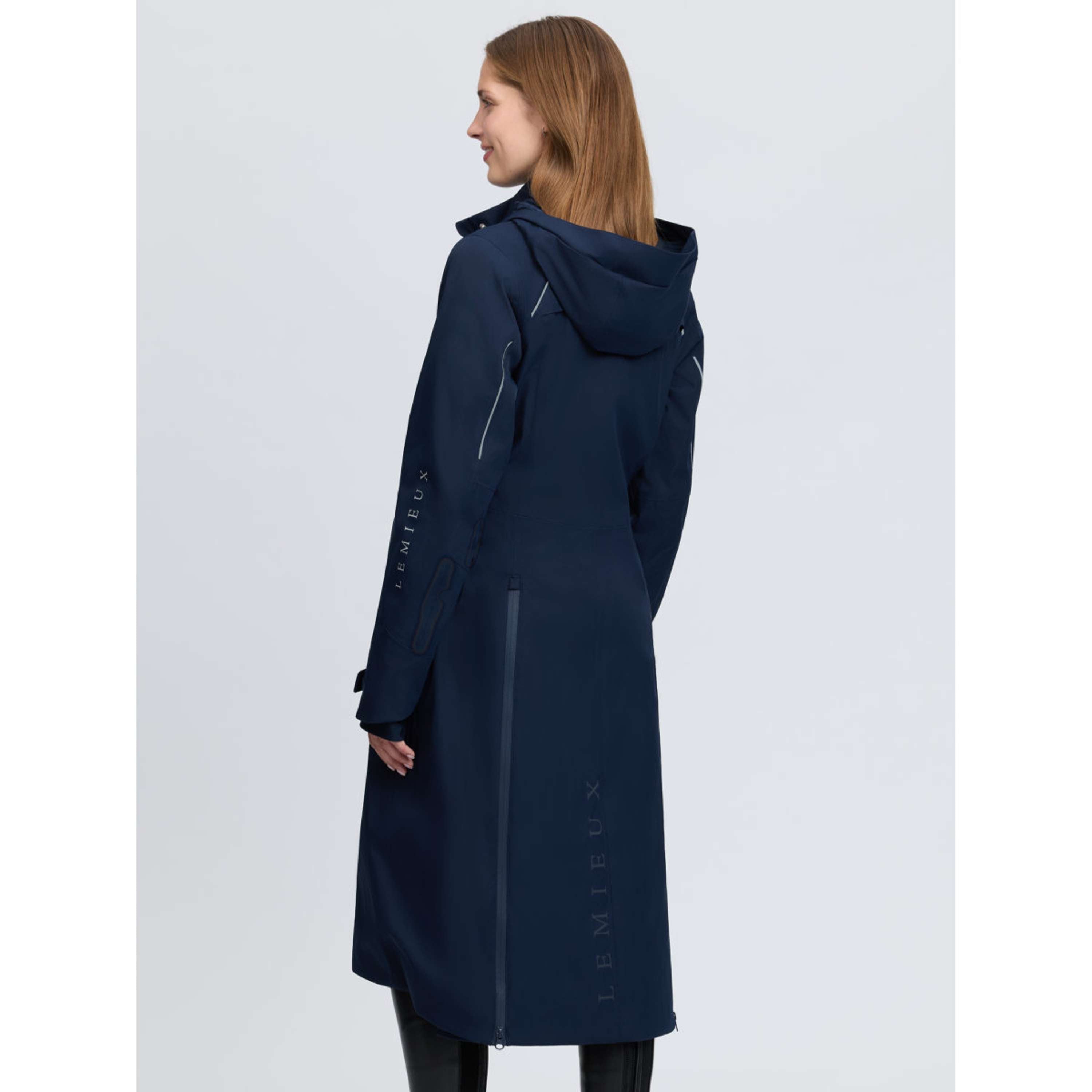 LeMieux Cappotto Lungo Stormwear Performance Riding Navy