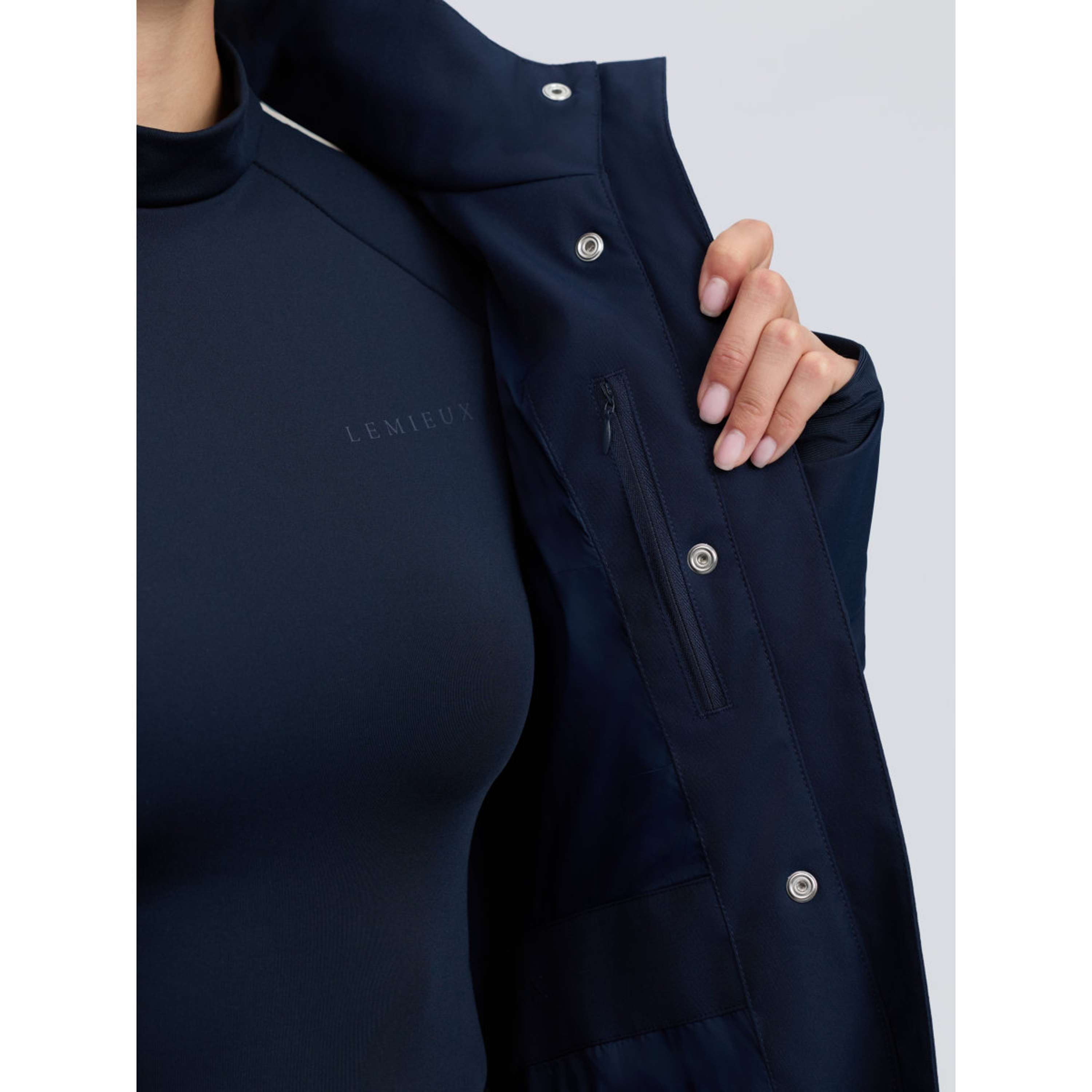 LeMieux Cappotto Lungo Stormwear Performance Riding Navy