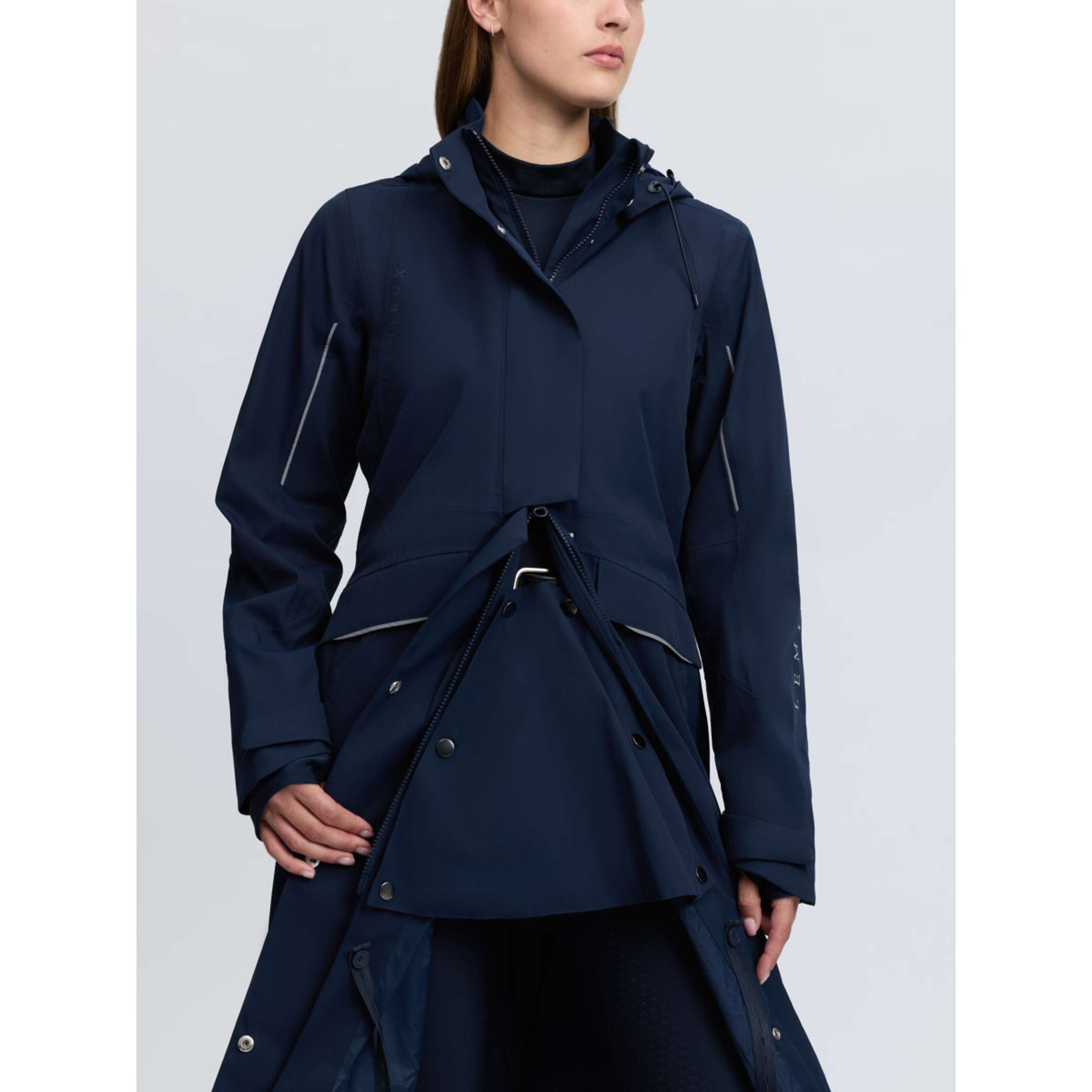 LeMieux Cappotto Lungo Stormwear Performance Riding Navy