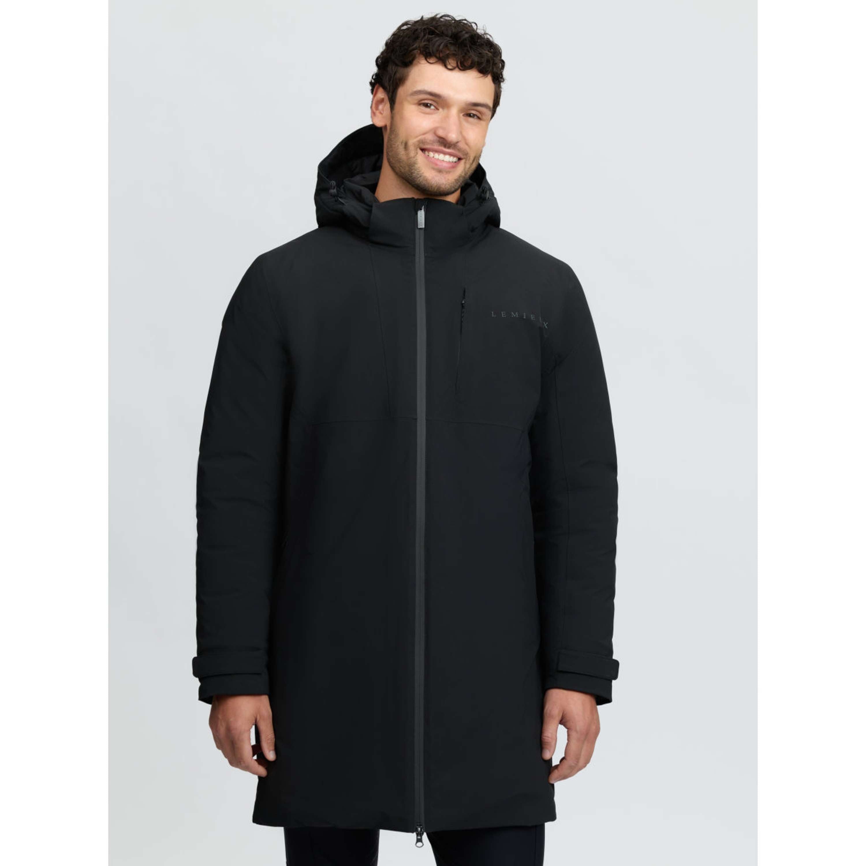LeMieux Cappotto Lungo Waterproof Training Uomini Nero