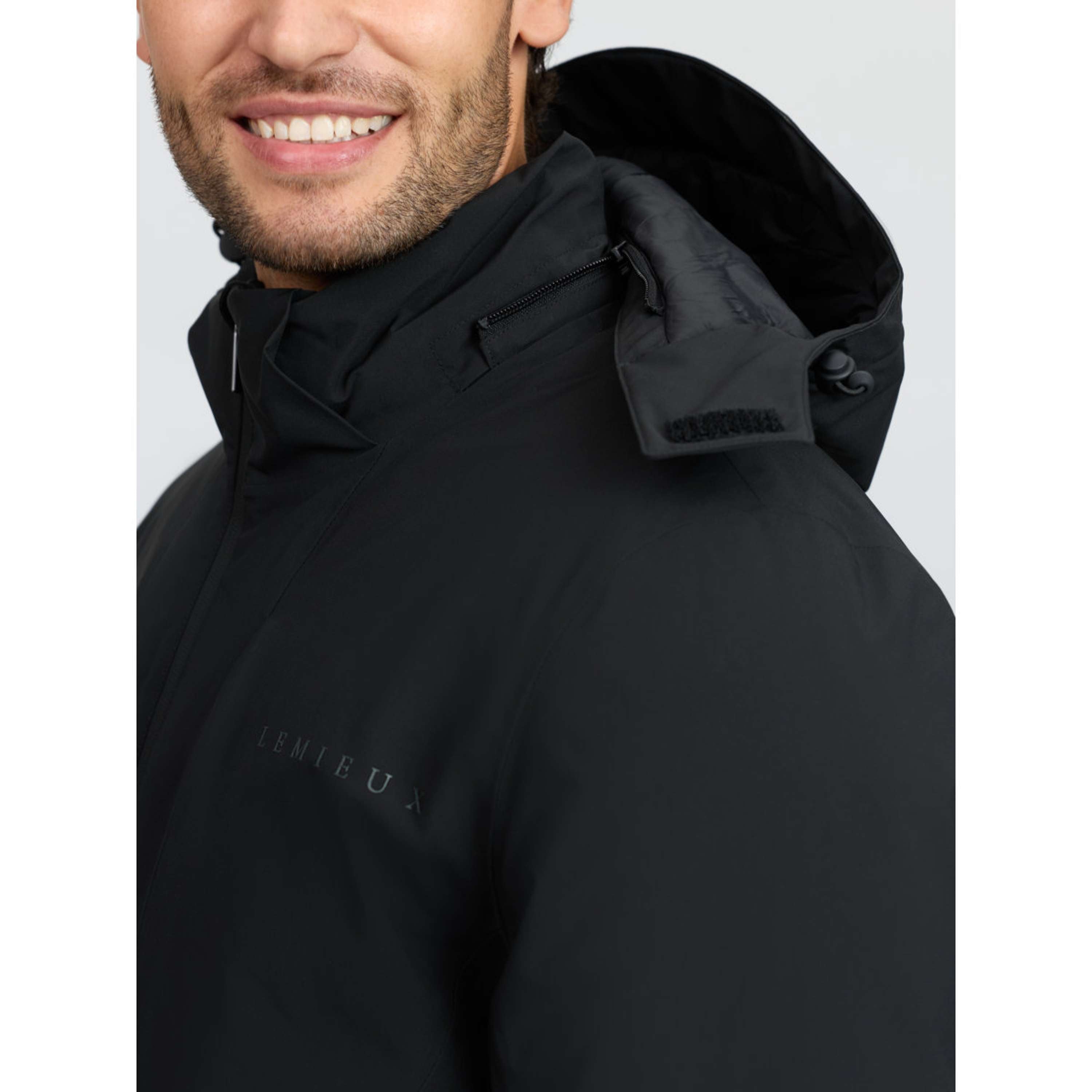 LeMieux Cappotto Lungo Waterproof Training Uomini Nero
