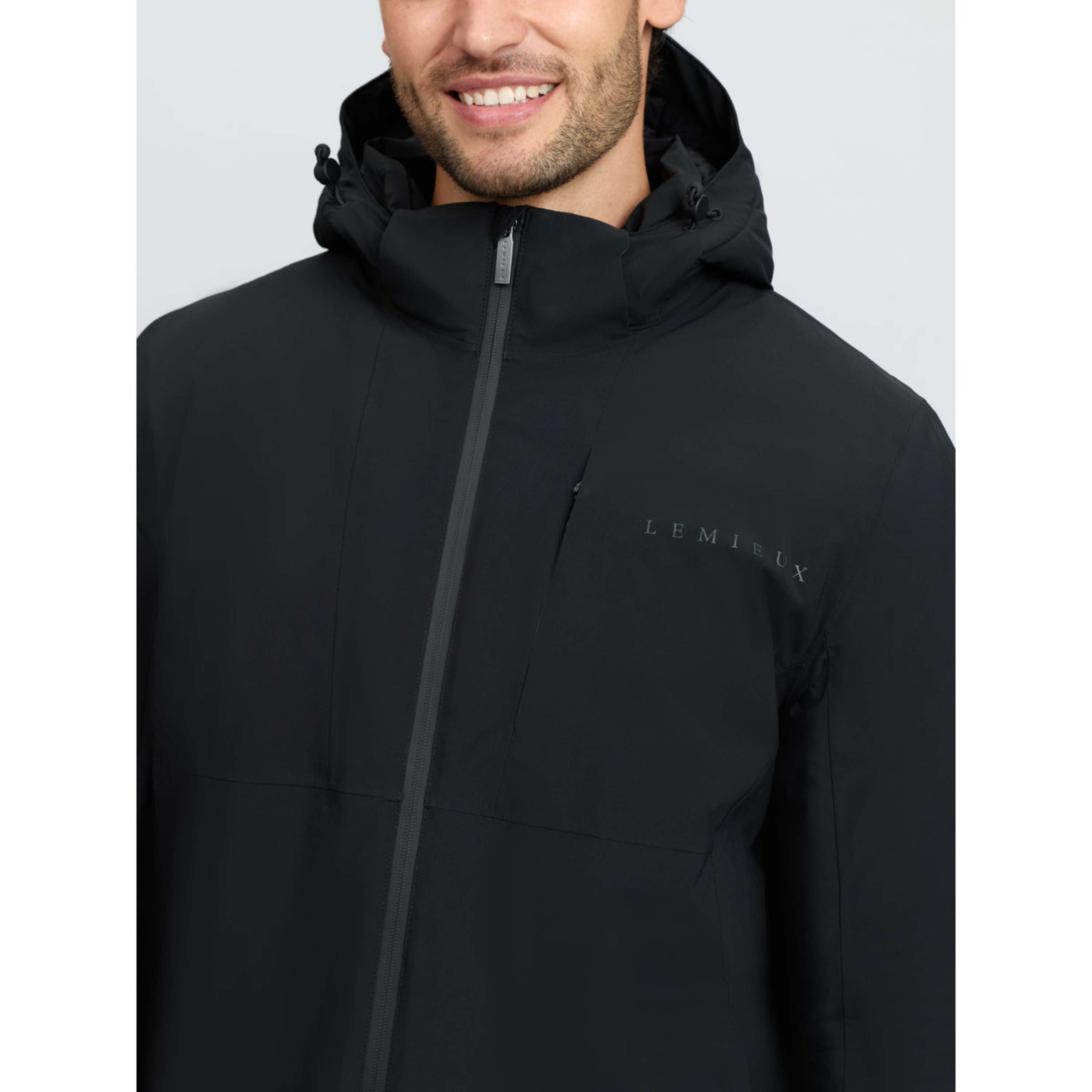 LeMieux Cappotto Lungo Waterproof Training Uomini Nero