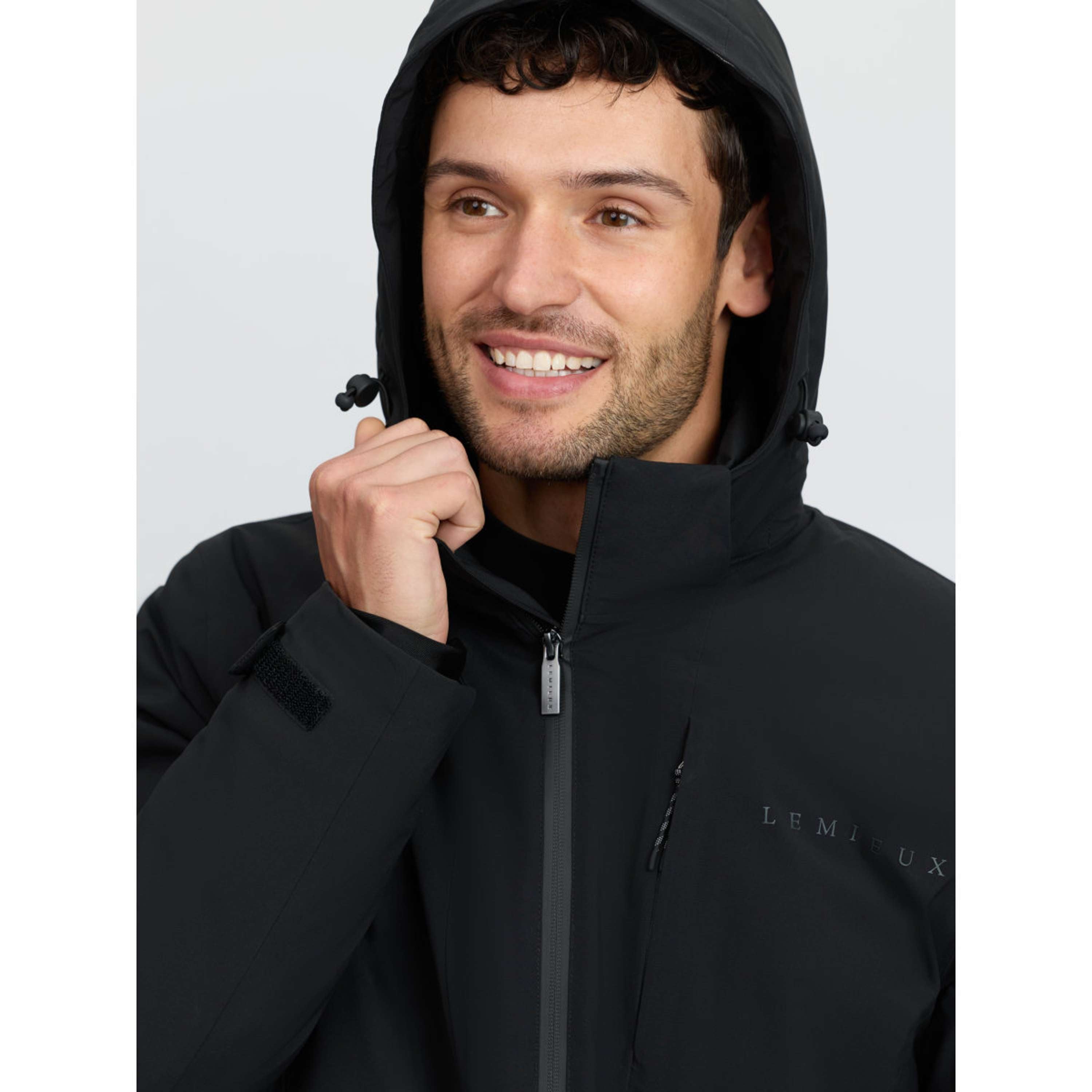 LeMieux Cappotto Lungo Waterproof Training Uomini Nero