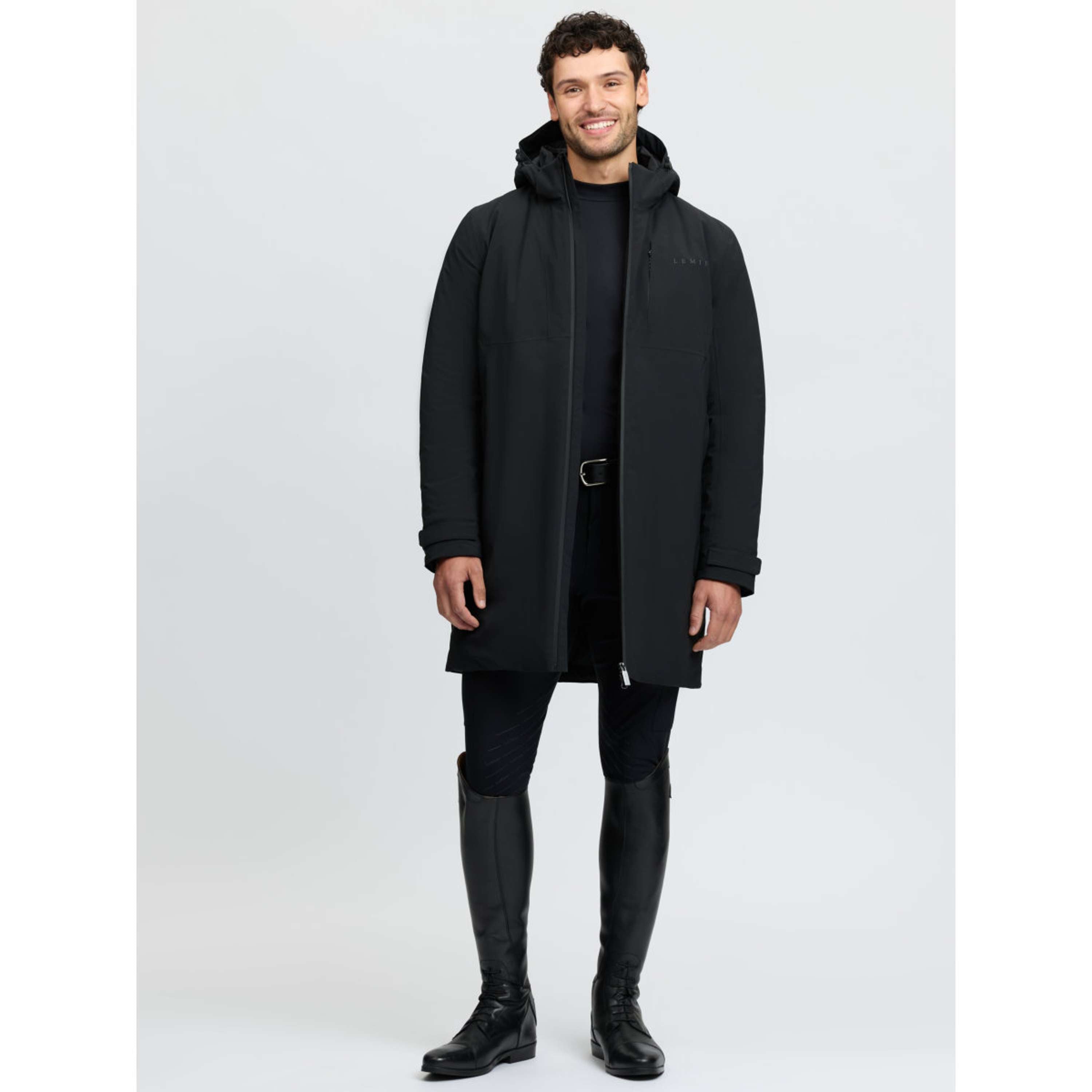 LeMieux Cappotto Lungo Waterproof Training Uomini Nero