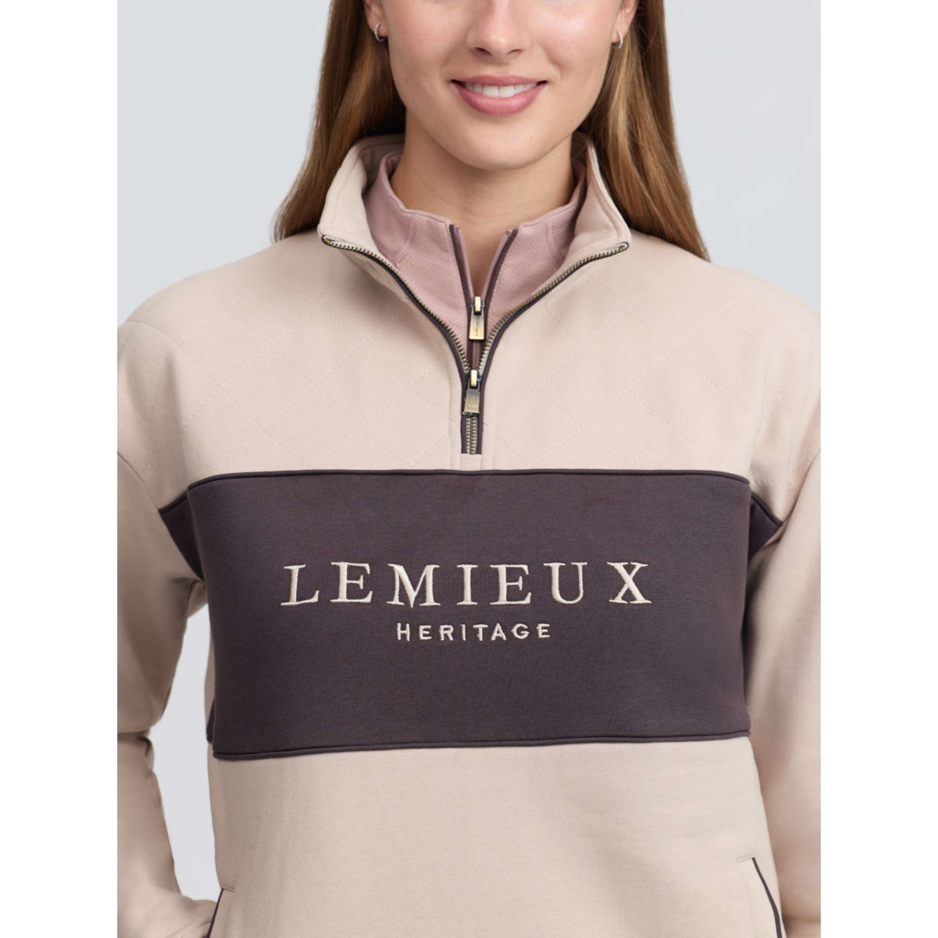 LeMieux Maglione Heritage Quarter Zip Calcolo