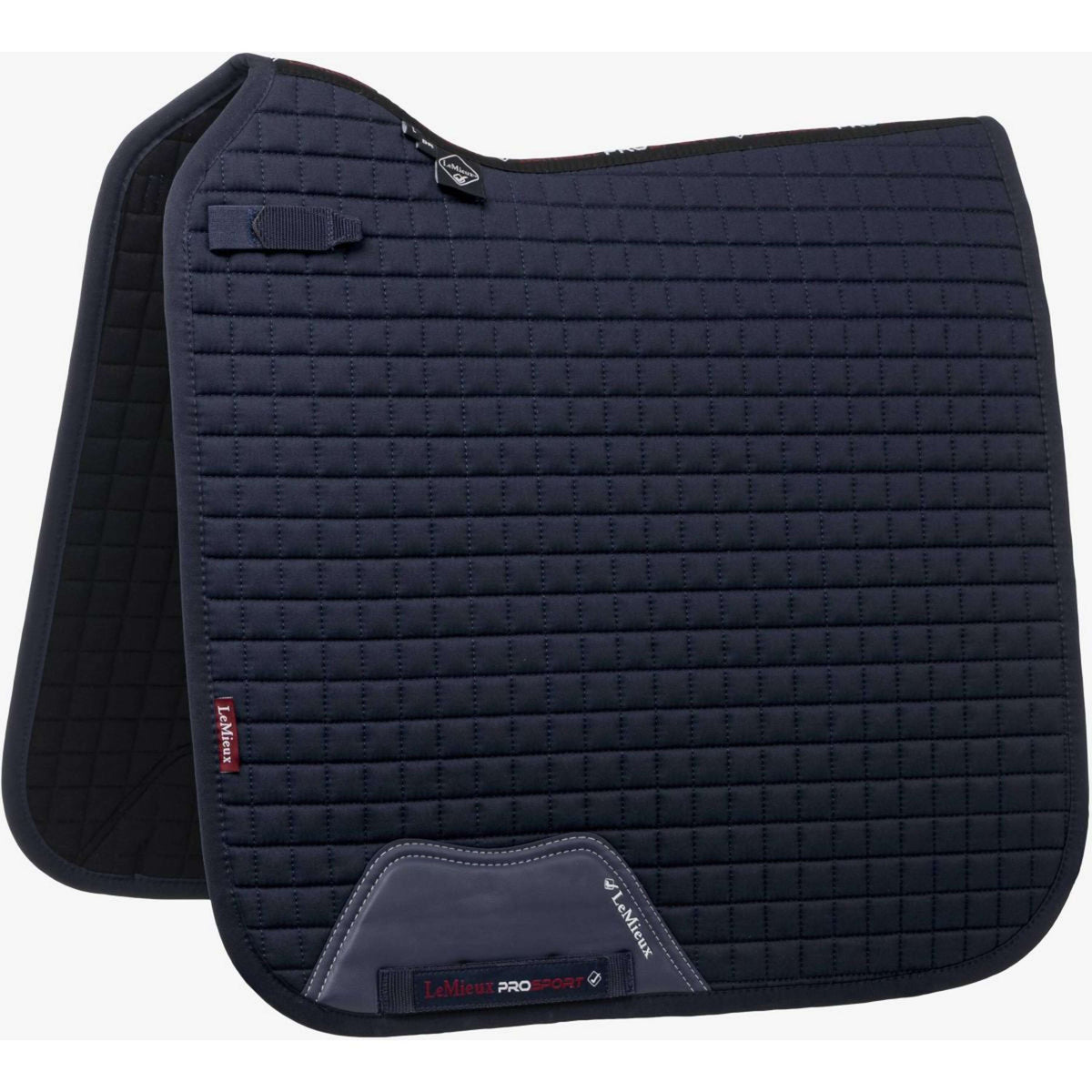 LeMieux Sottosella Prosport Dressage Plain Square D-Ring Navy
