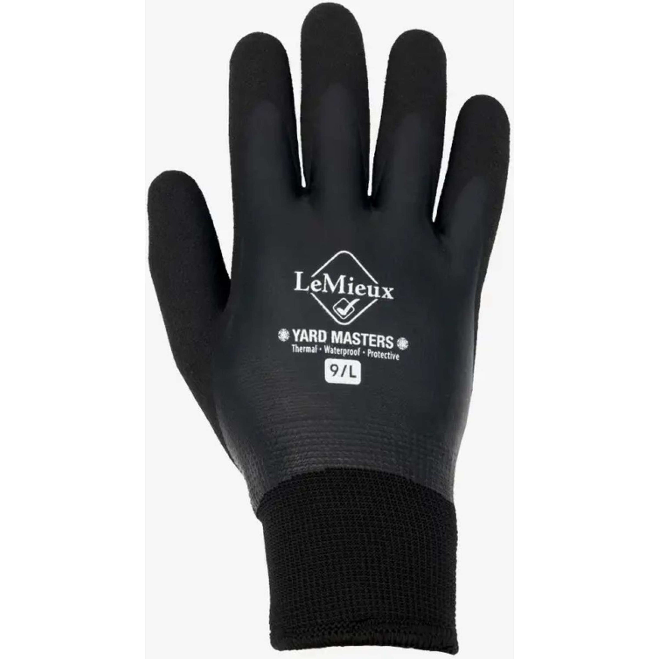 LeMieux Guanti da Equitazione Thermal Work Nero