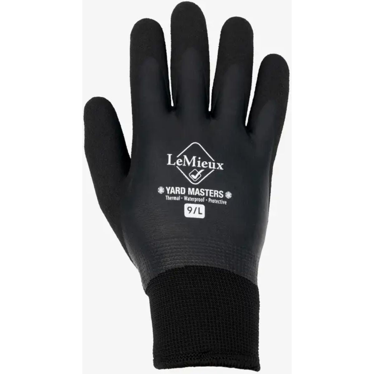 LeMieux Guanti da Equitazione Thermal Work Nero