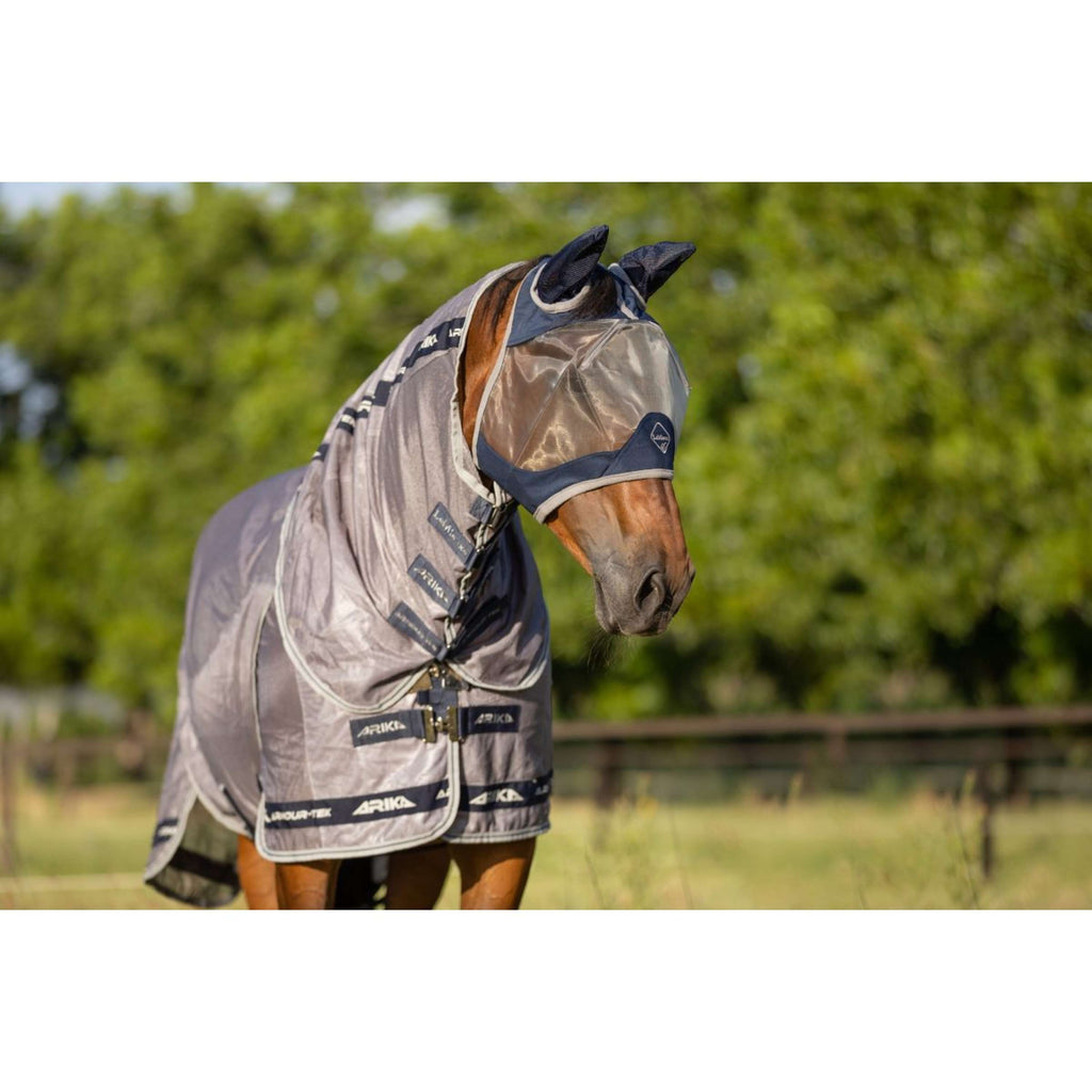 LeMieux Maschera Antimosche Amour Shield Pro con Orecchie Navy