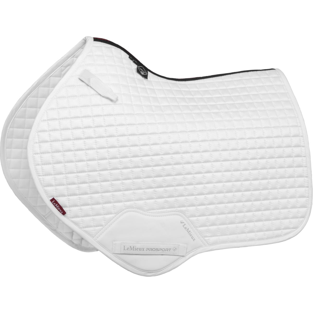 LeMieux Sottosella Suede Square Close Contact Bianco