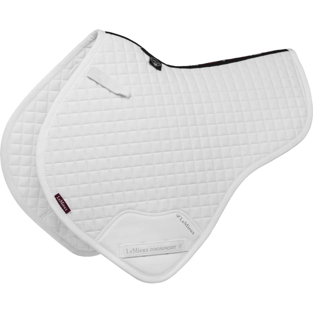LeMieux Sottosella Cotton Half Square Close Contact Bianco